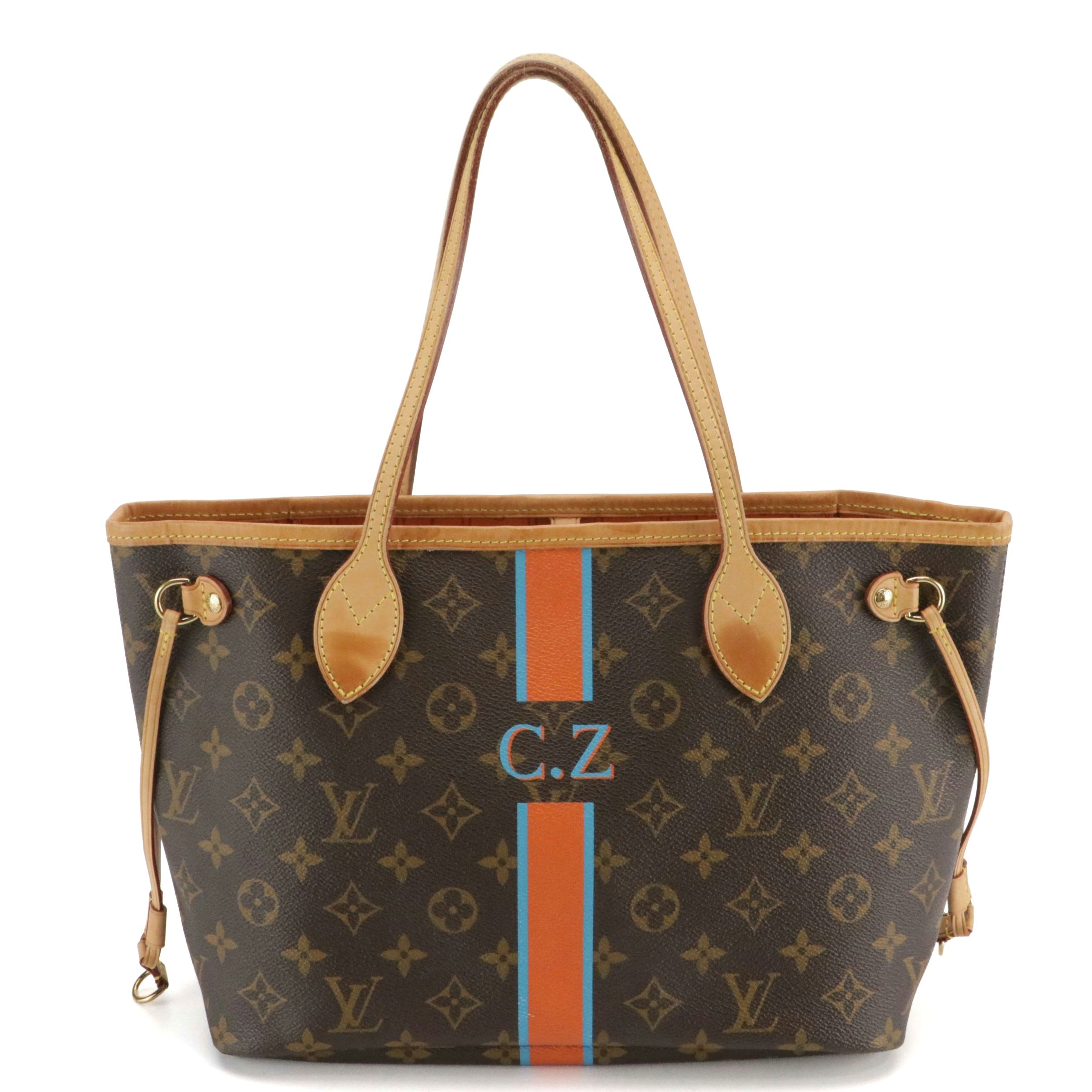 Louis Vuitton Limited Small Mon Neverfull PM Tote in Monogram Canvas and Leather
