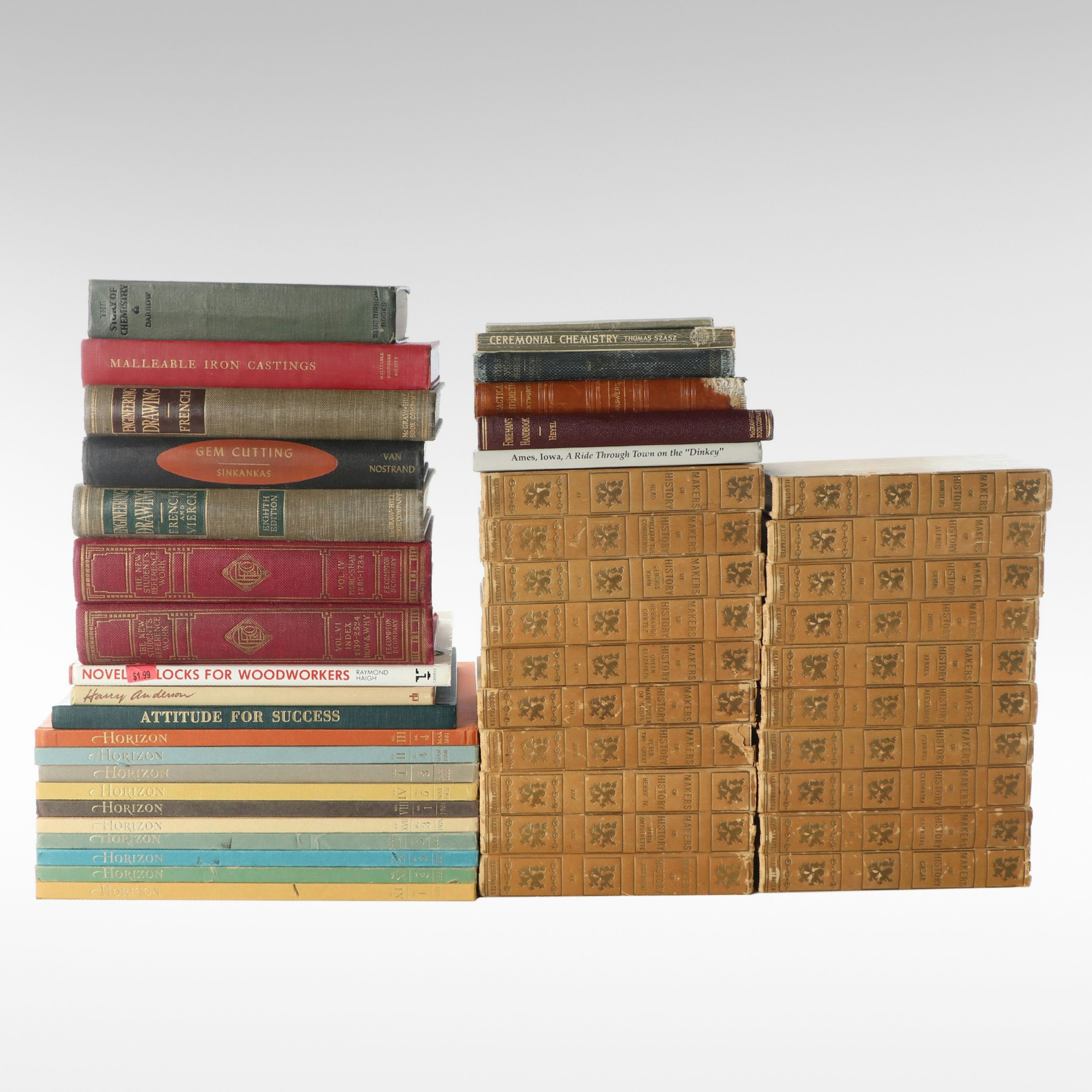 "Makers of History" Partial Set with More History and Nonfiction Books