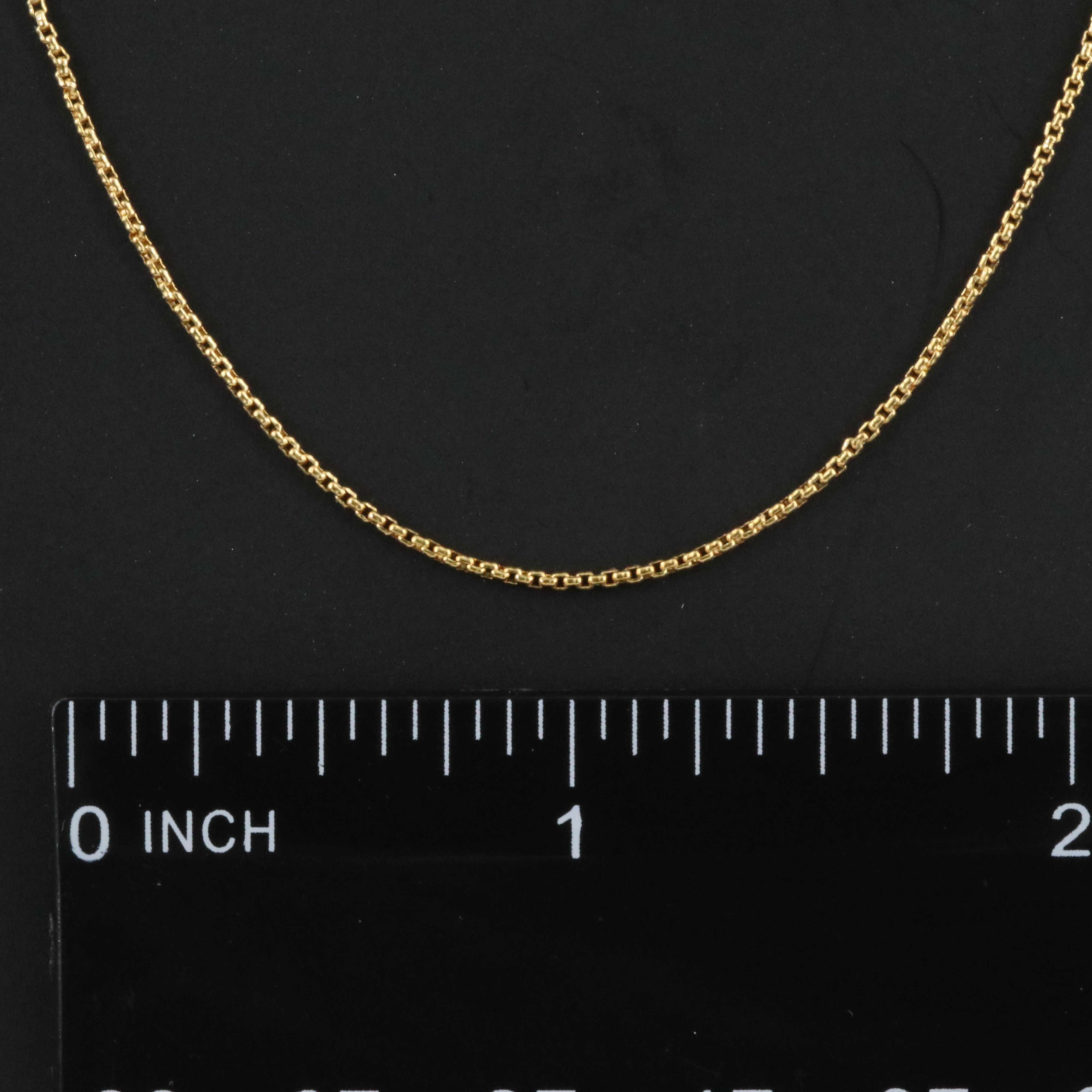 David Yurman 18K Box Chain Necklace