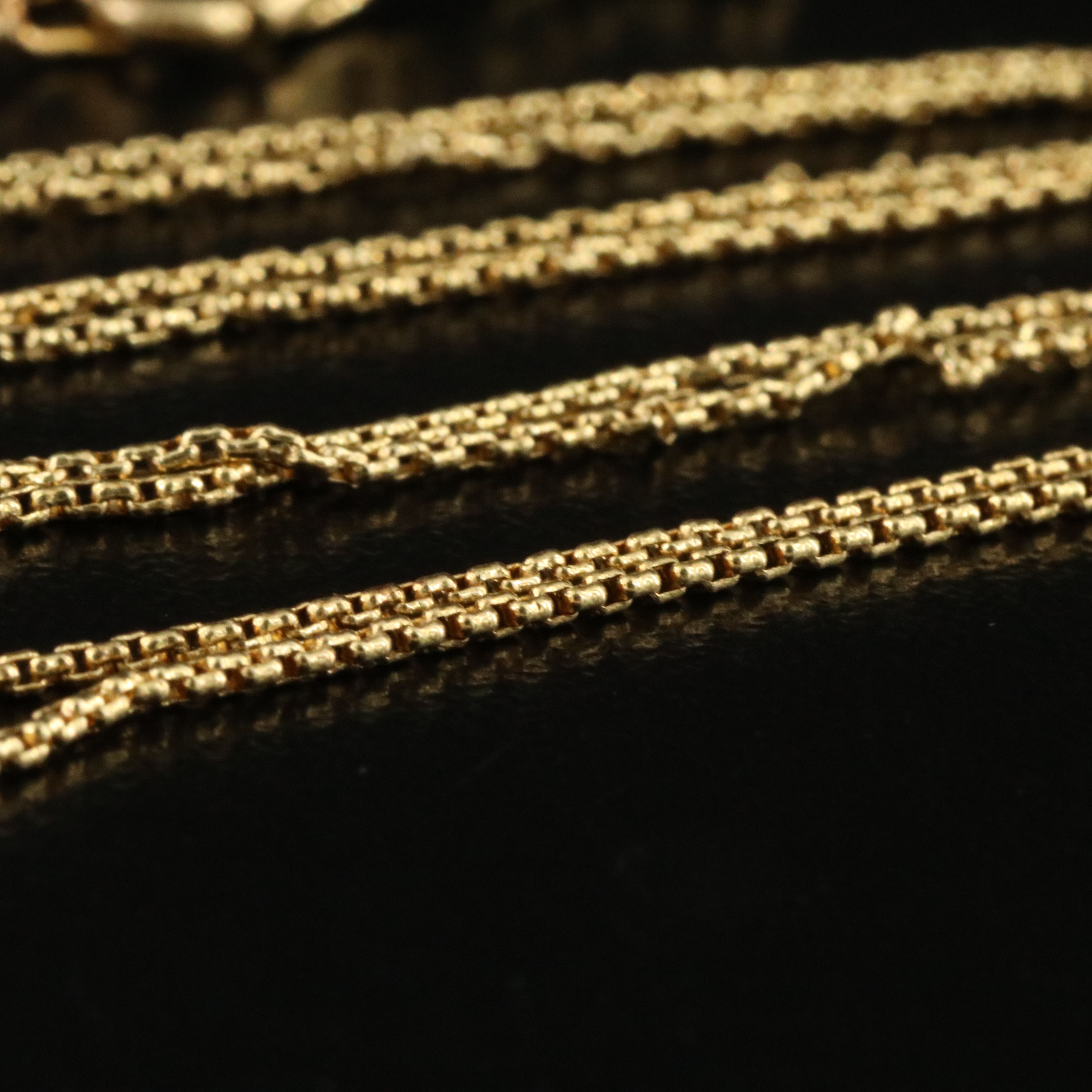David Yurman 18K Box Chain Necklace