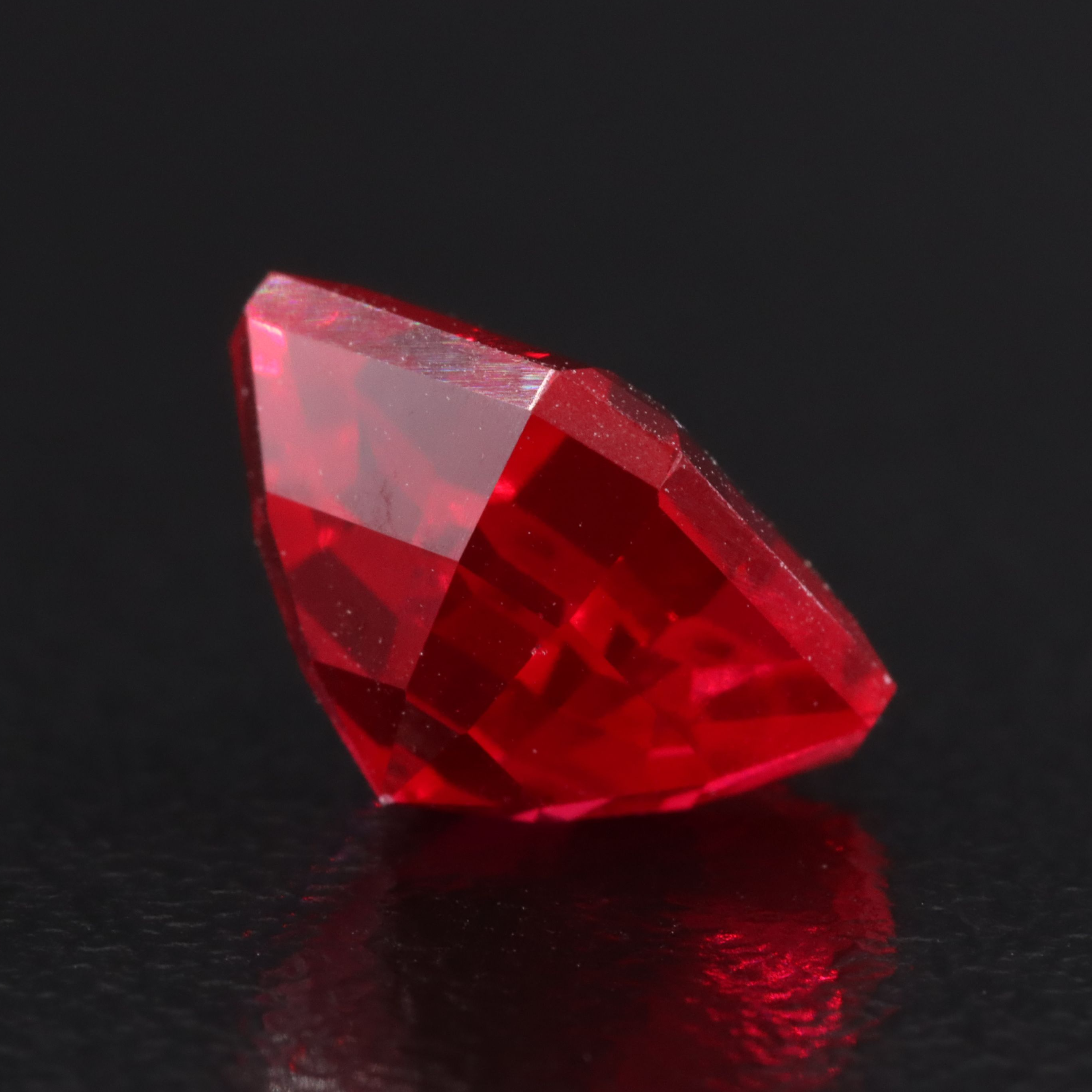 Loose 5.01 CT Lab Grown Ruby