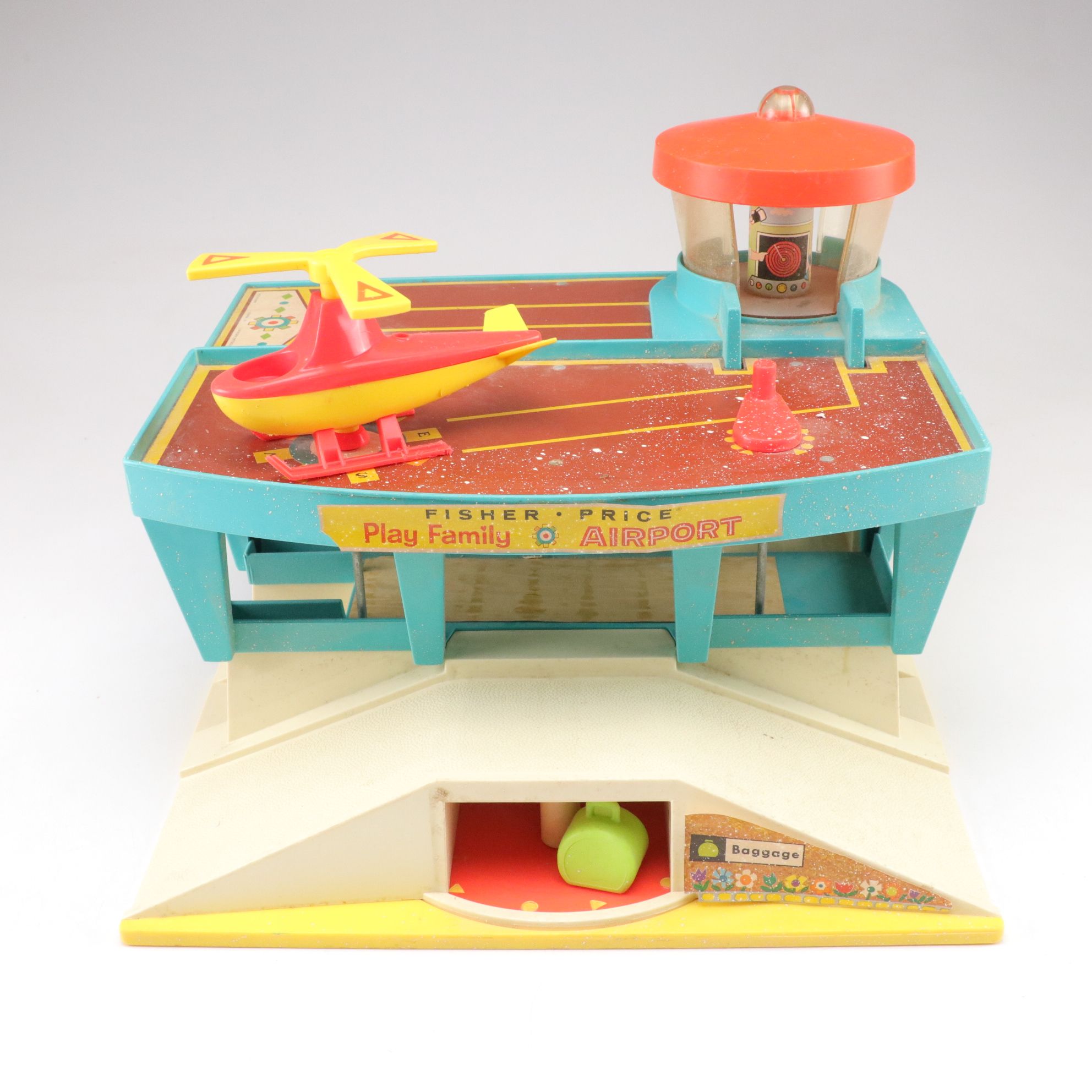Fisher Price Airport Playset with Airplanes and Accessories, 1972