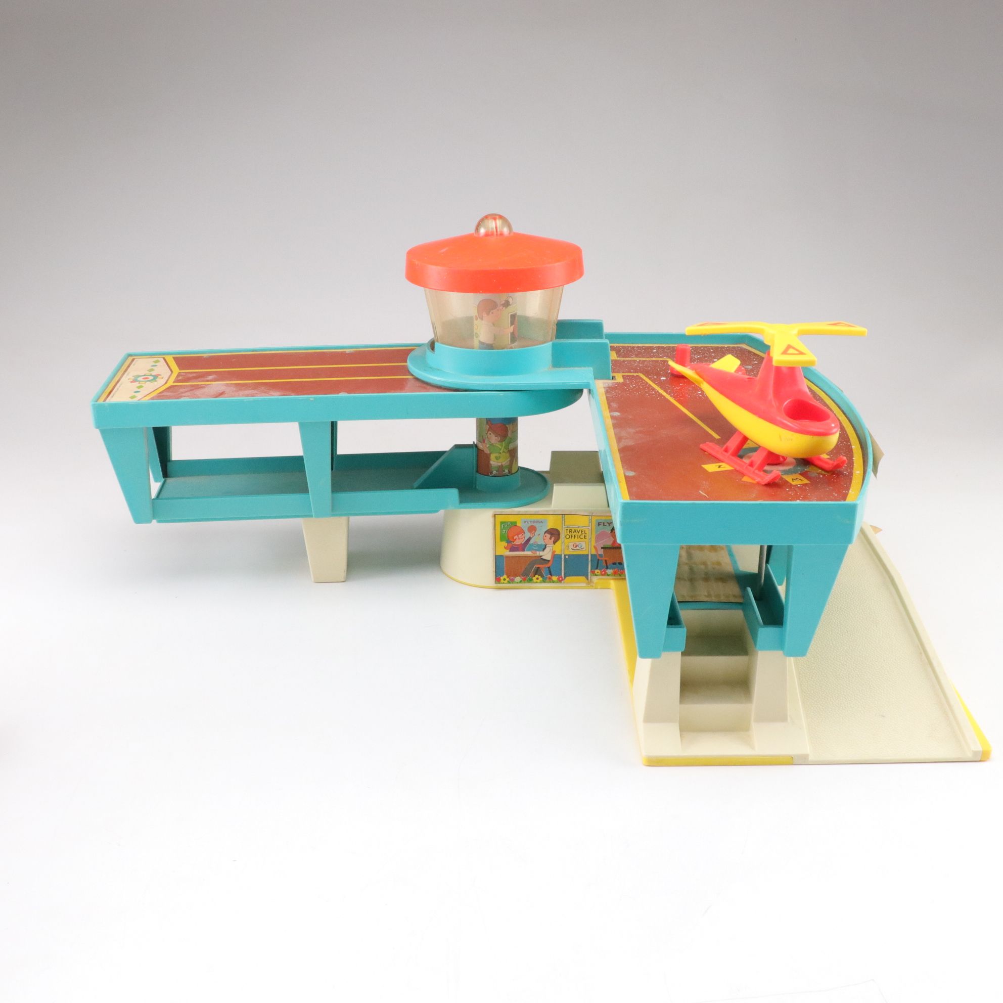 Fisher Price Airport Playset with Airplanes and Accessories, 1972