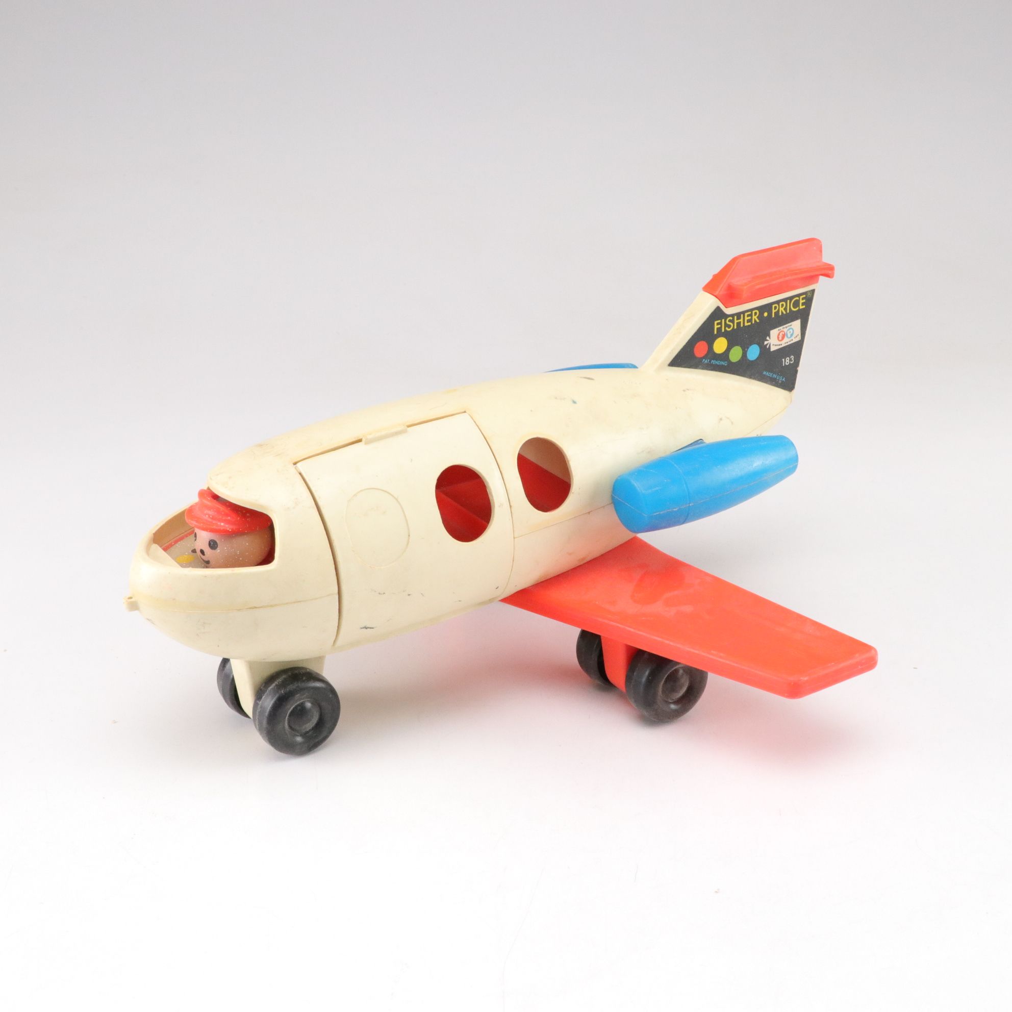 Fisher Price Airport Playset with Airplanes and Accessories, 1972