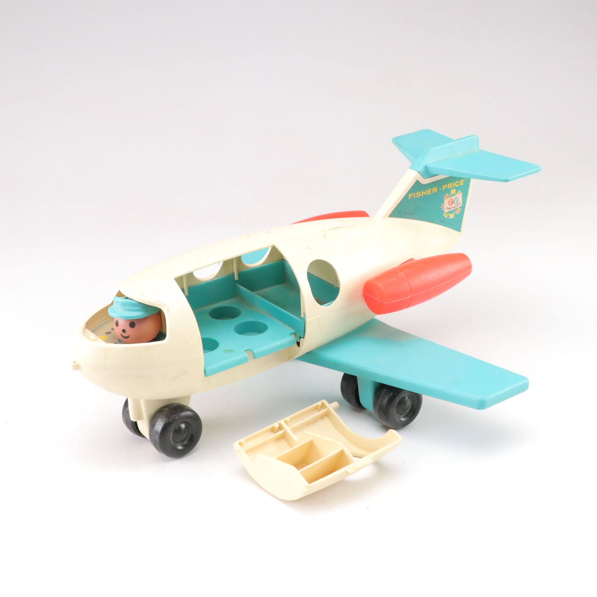 Fisher Price Airport Playset with Airplanes and Accessories, 1972