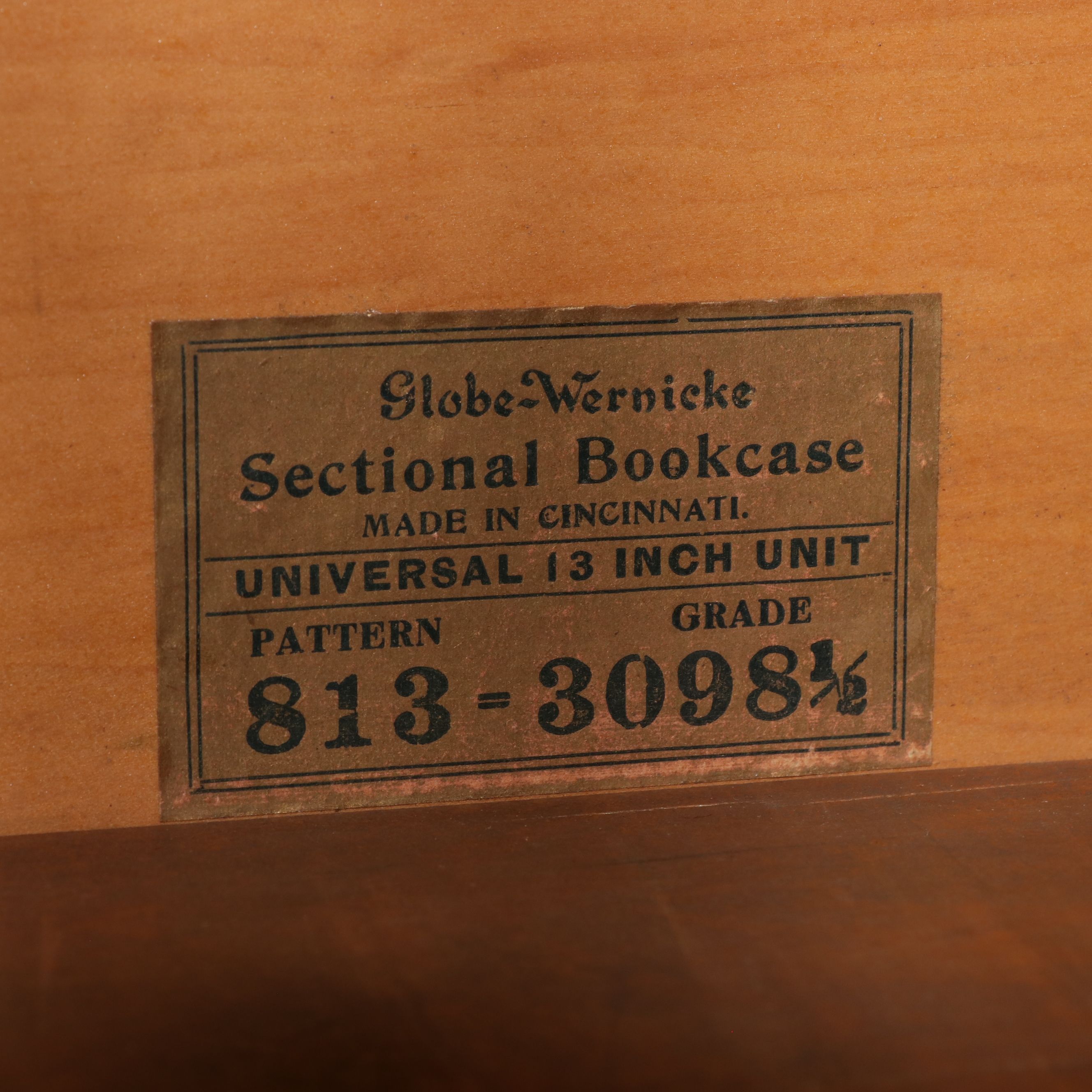 Globe-Wernicke Six-Tier Barrister's Bookcase, Early 20th Century