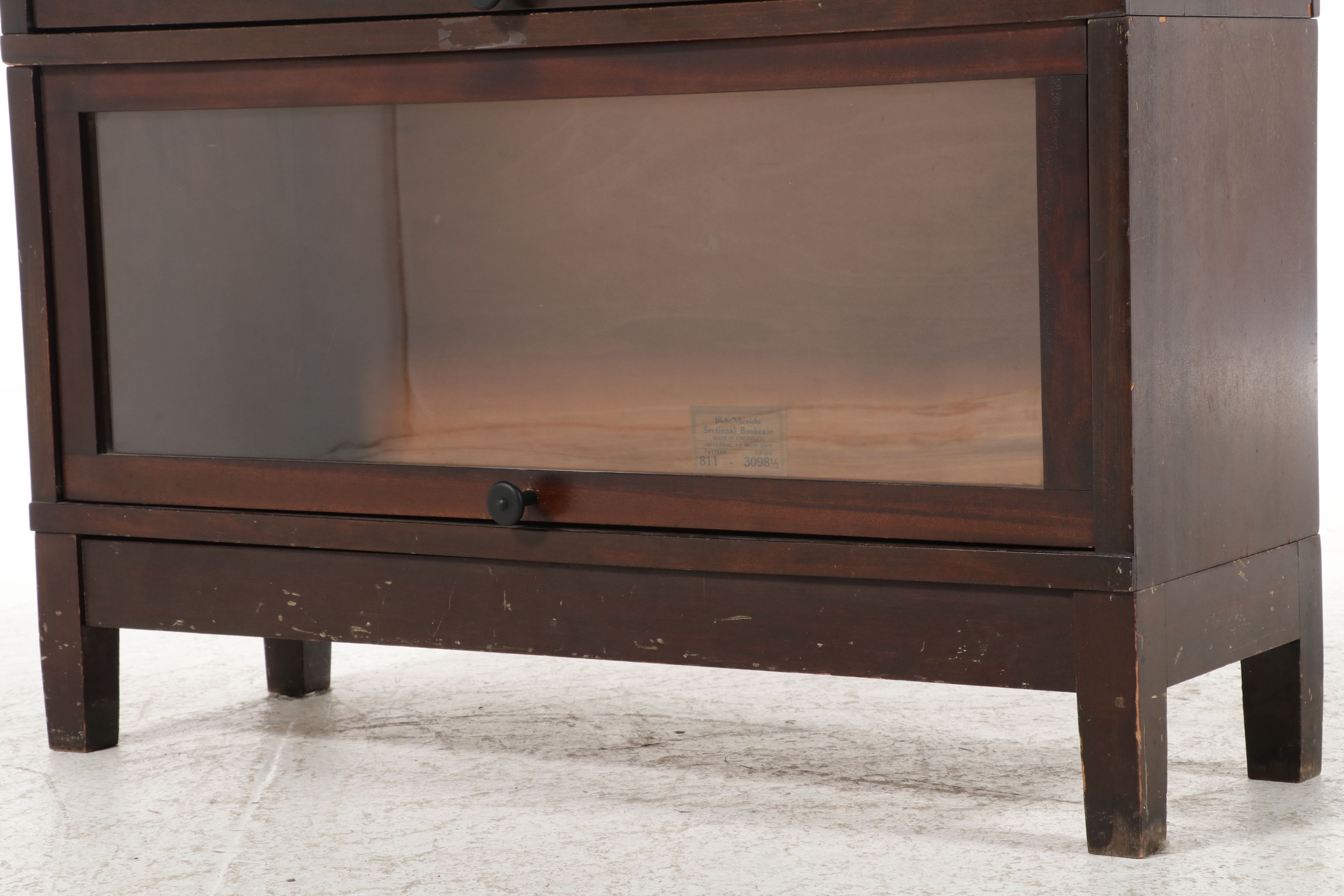 Globe-Wernicke Six-Tier Barrister's Bookcase, Early 20th Century