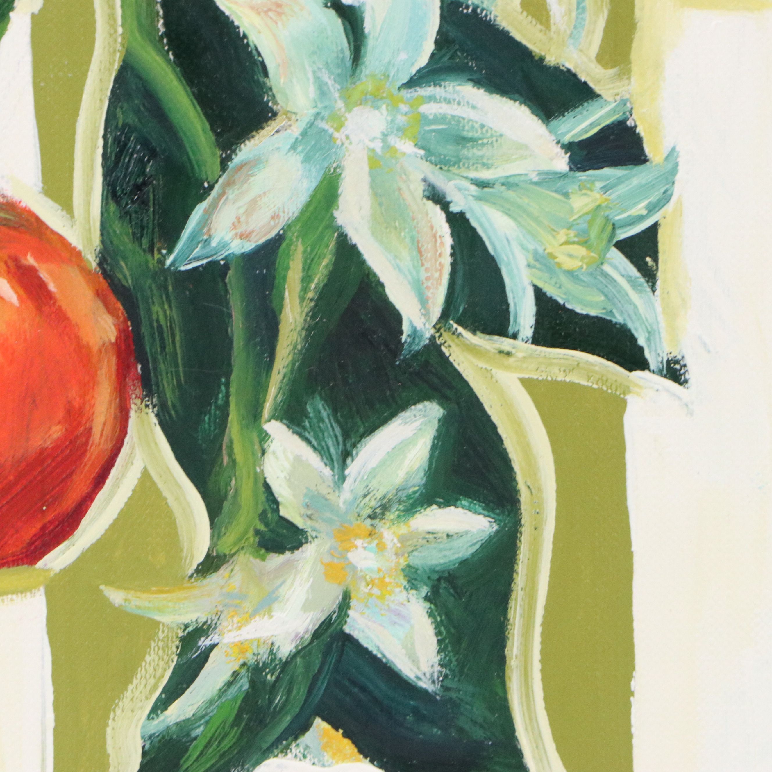 Kiki Mims Oil Painting of Orange Blossoms, 2026