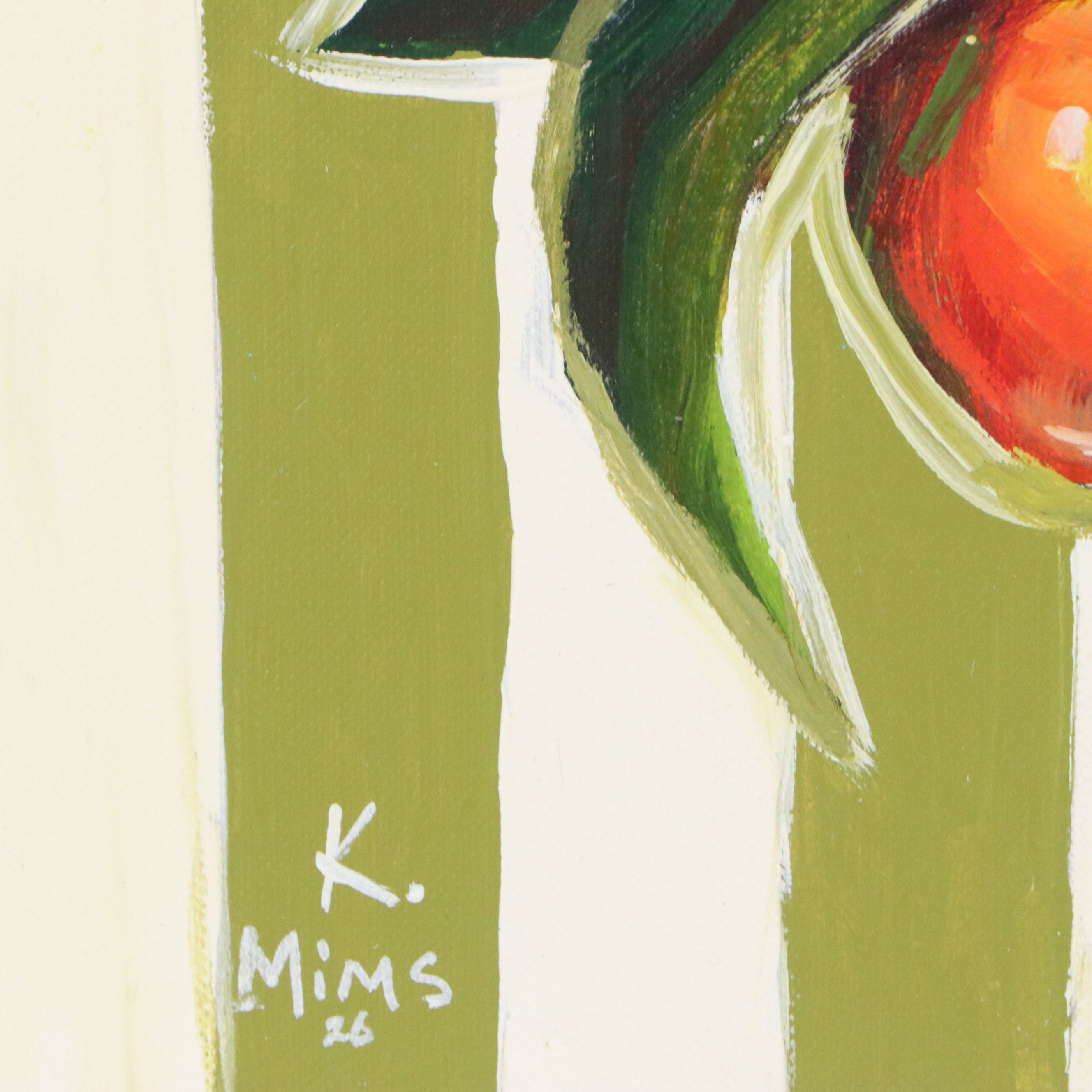 Kiki Mims Oil Painting of Orange Blossoms, 2026