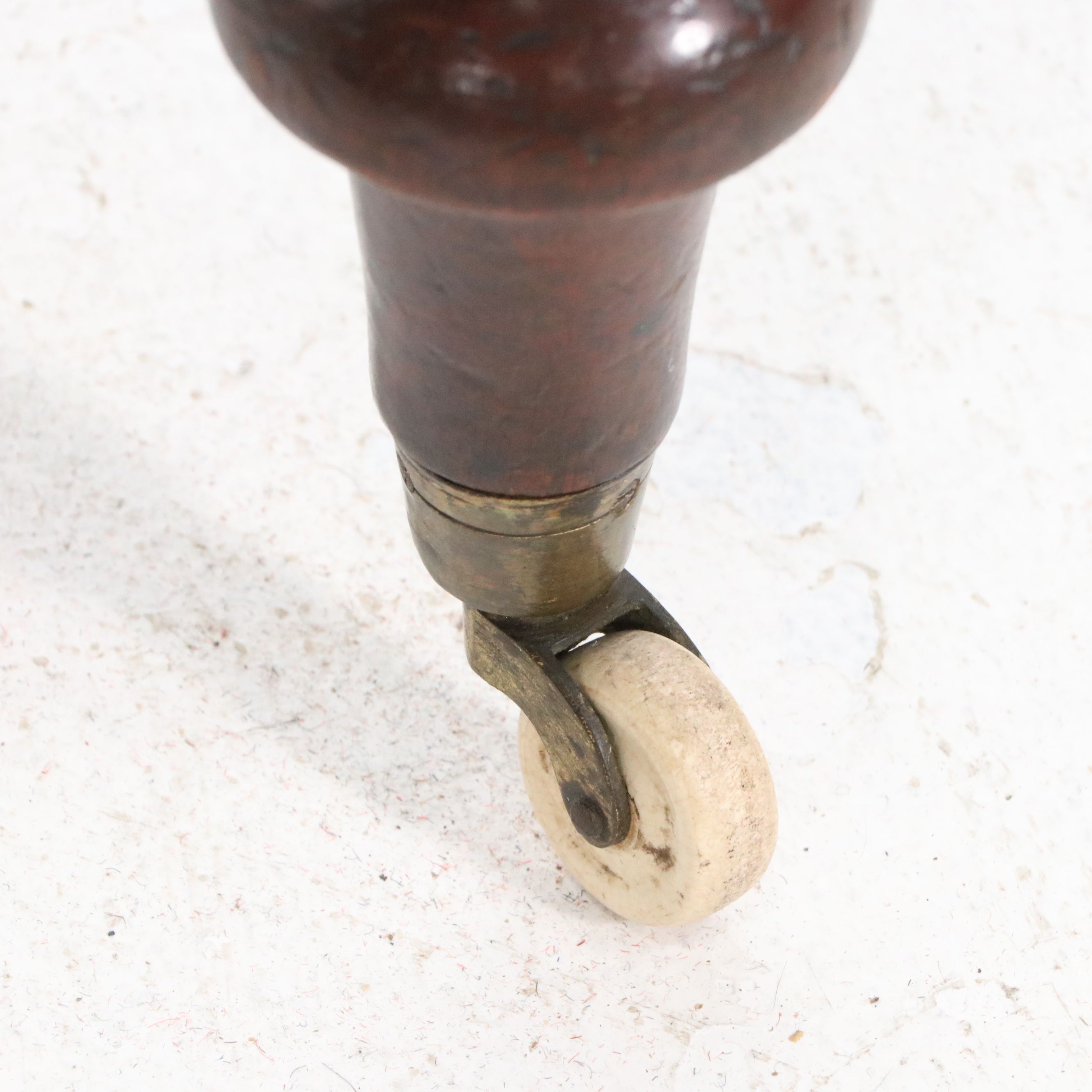 English Victorian Mahogany Dickens Desk with Angled Leather Writing Surface