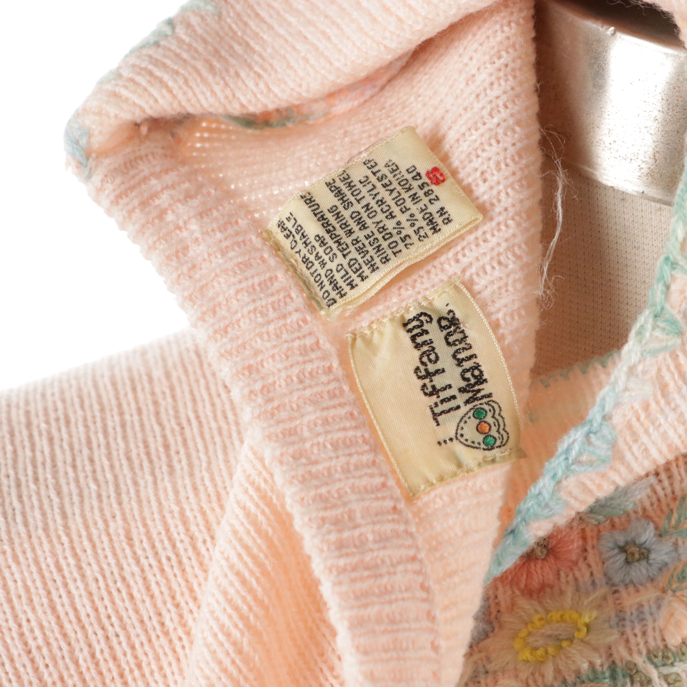 Lady Laura Printed Shift Dress and Tiffany Manor Pink Knit Top