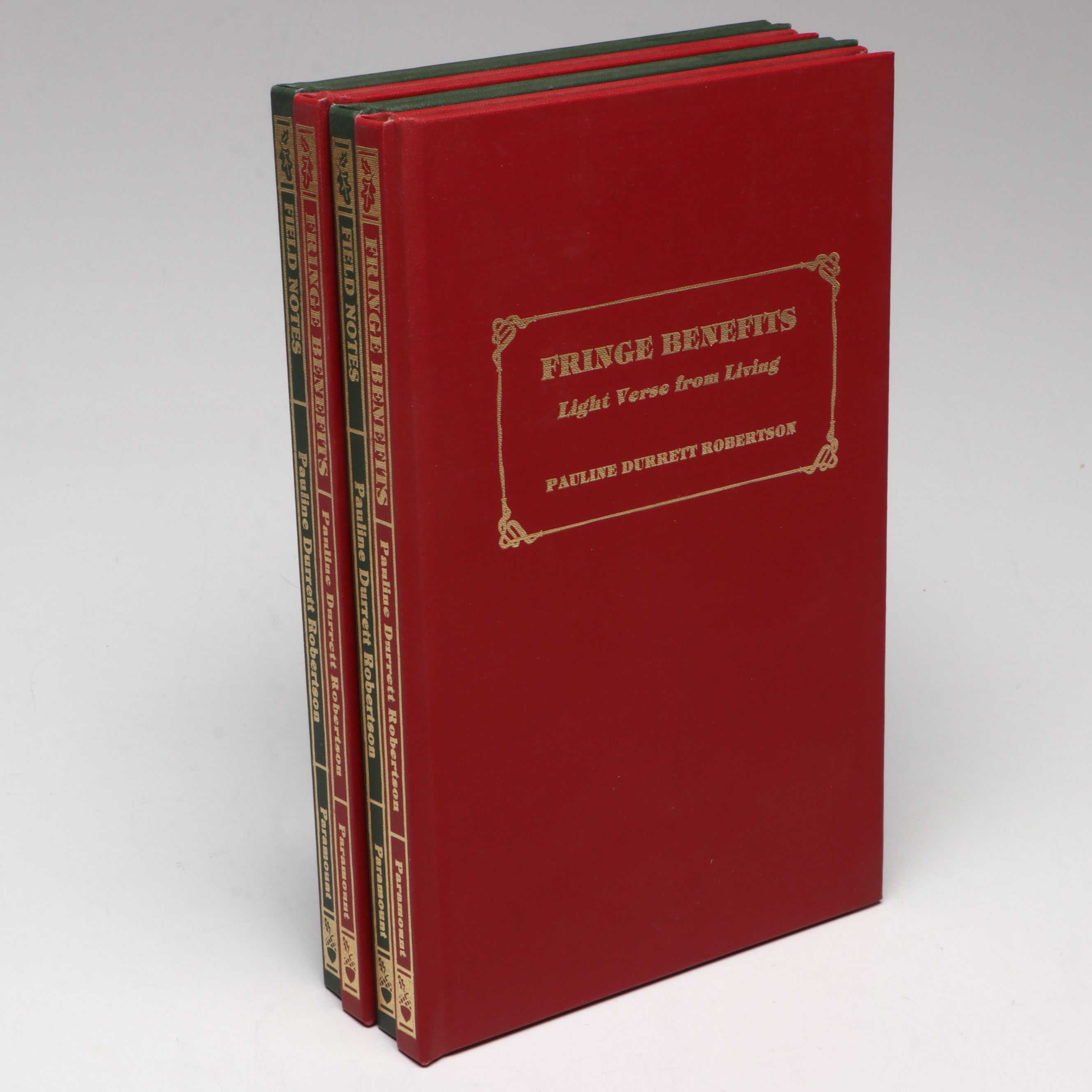 Signed "Field Notes" and Other Poetry Book by Pauline Durrett Robertson, 1988