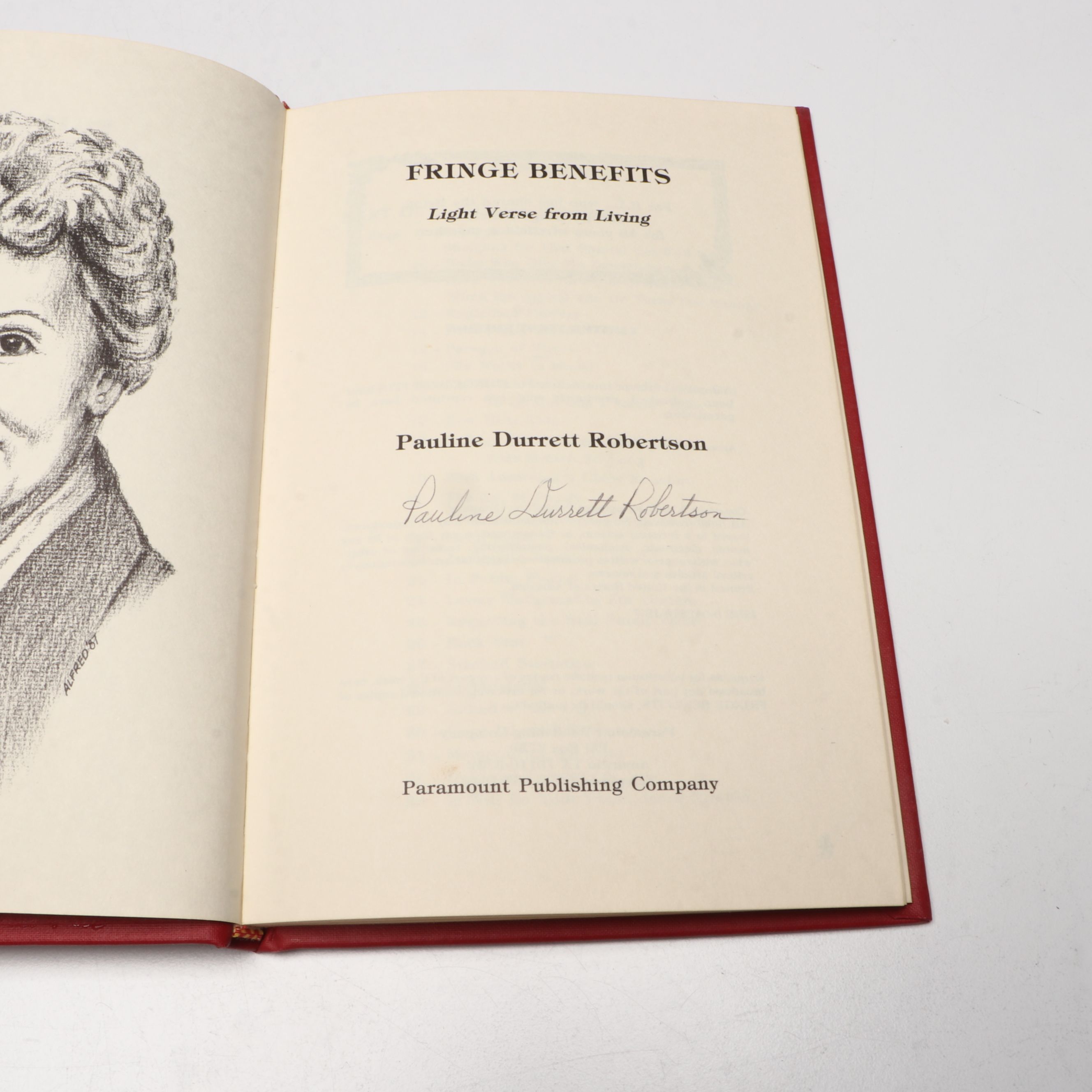 Signed "Field Notes" and Other Poetry Book by Pauline Durrett Robertson, 1988