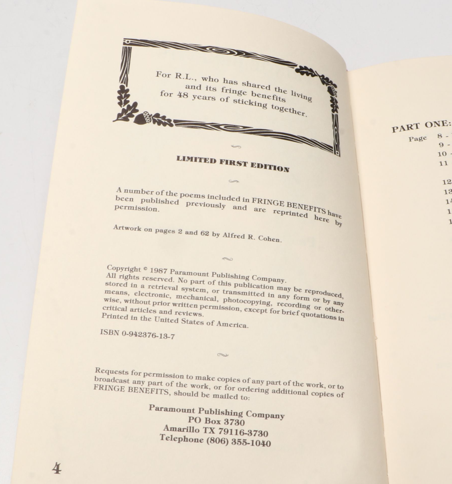 Signed "Field Notes" and Other Poetry Book by Pauline Durrett Robertson, 1988