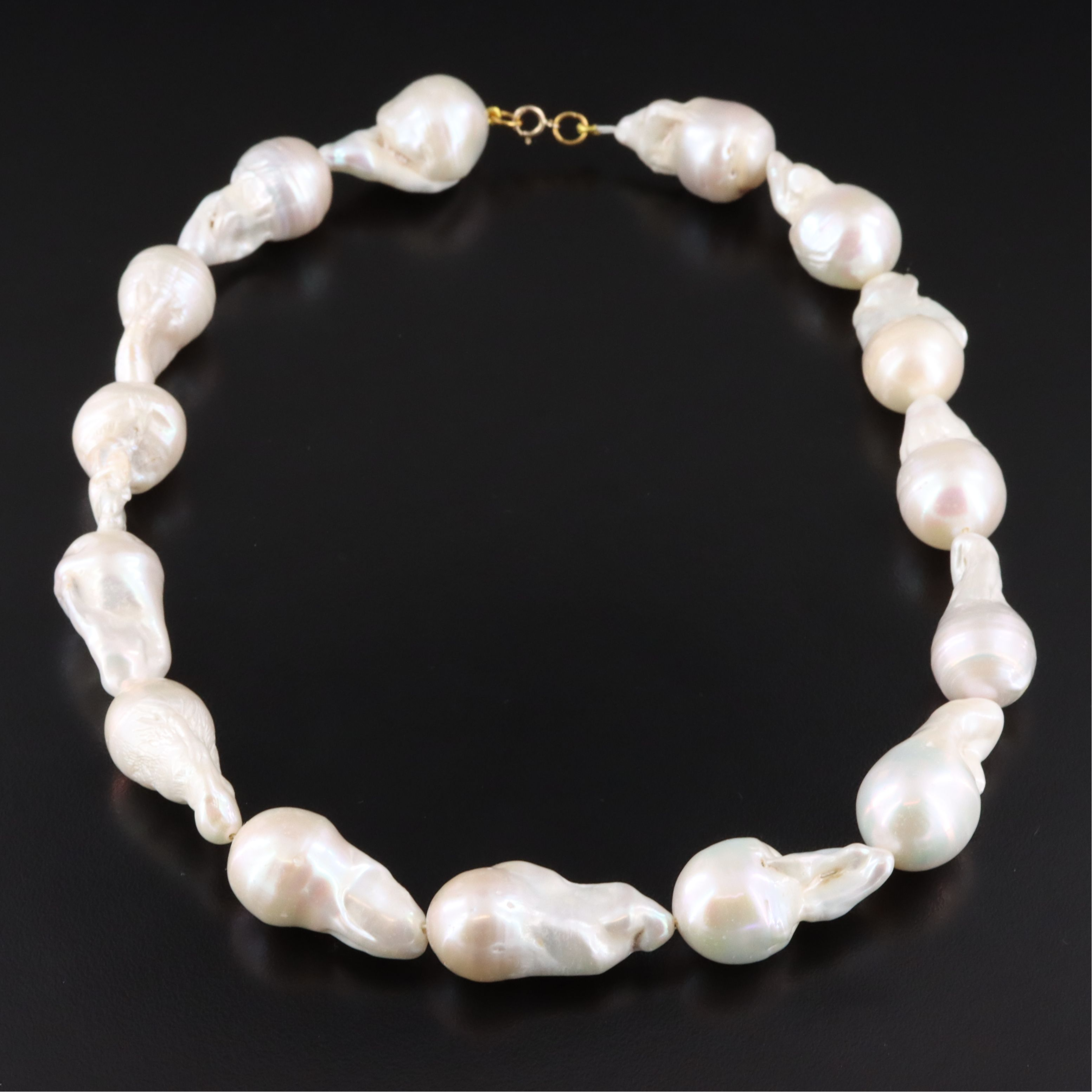 Pearl Necklace with 14K Clasp