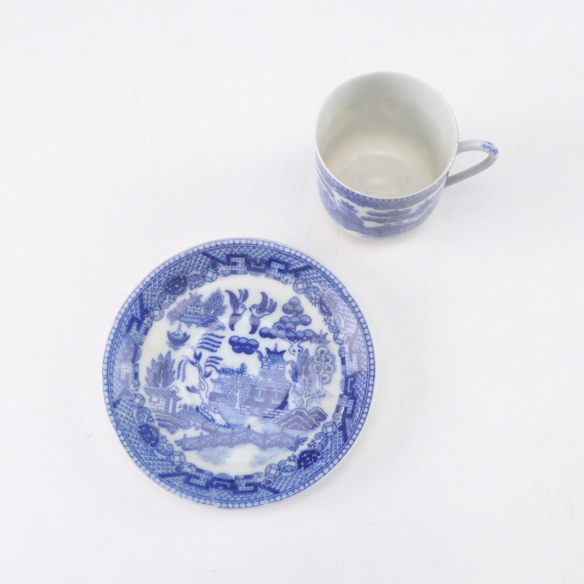 Chinese "Canton Blue" Dinnerware Collection with Serving Pieces