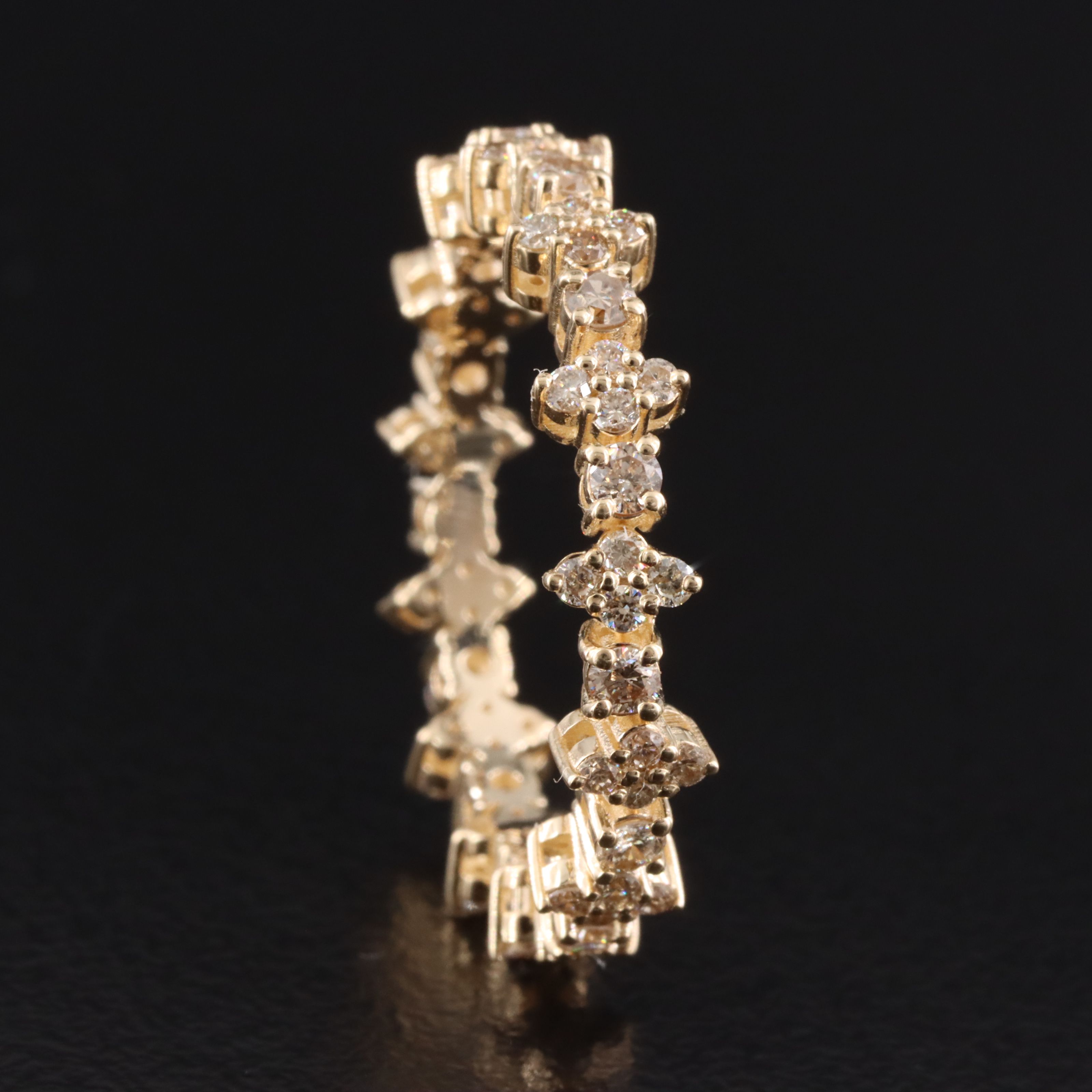 14K 0.82 CTW Diamond Eternity Band