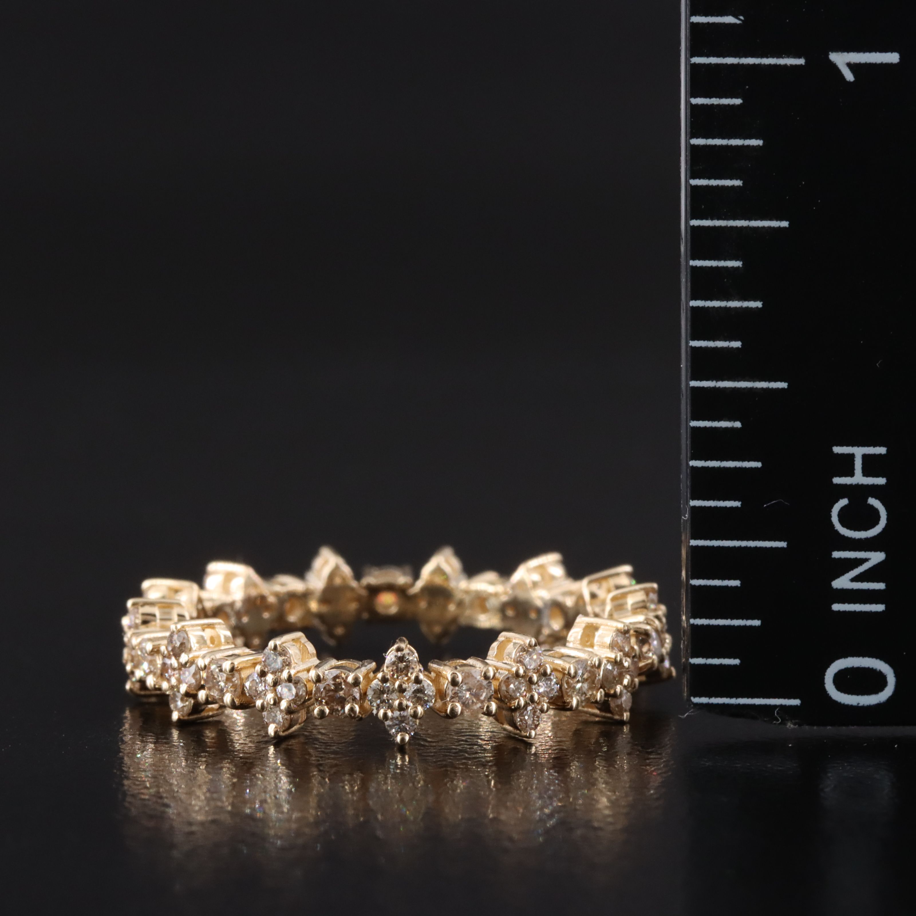 14K 0.82 CTW Diamond Eternity Band