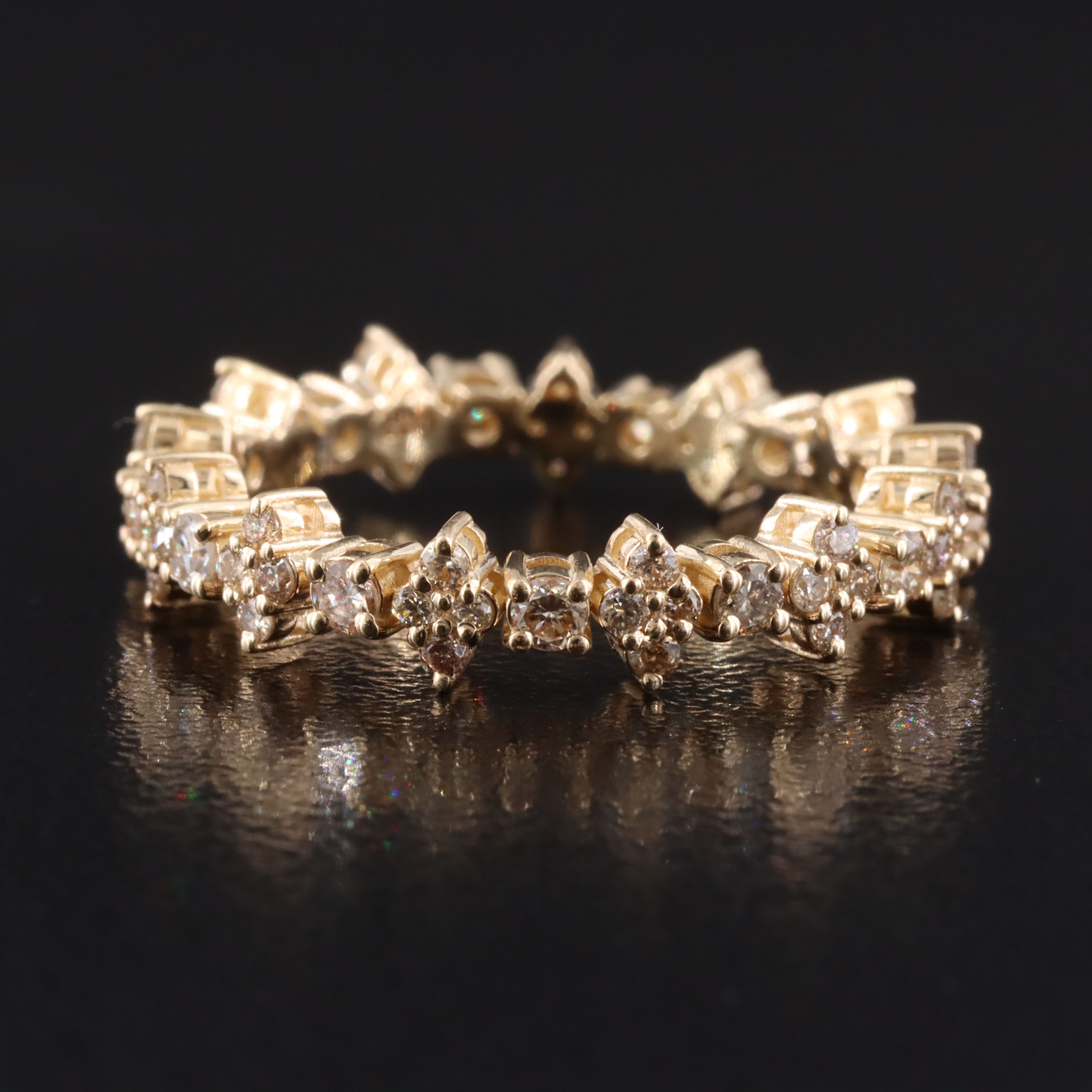14K 0.82 CTW Diamond Eternity Band