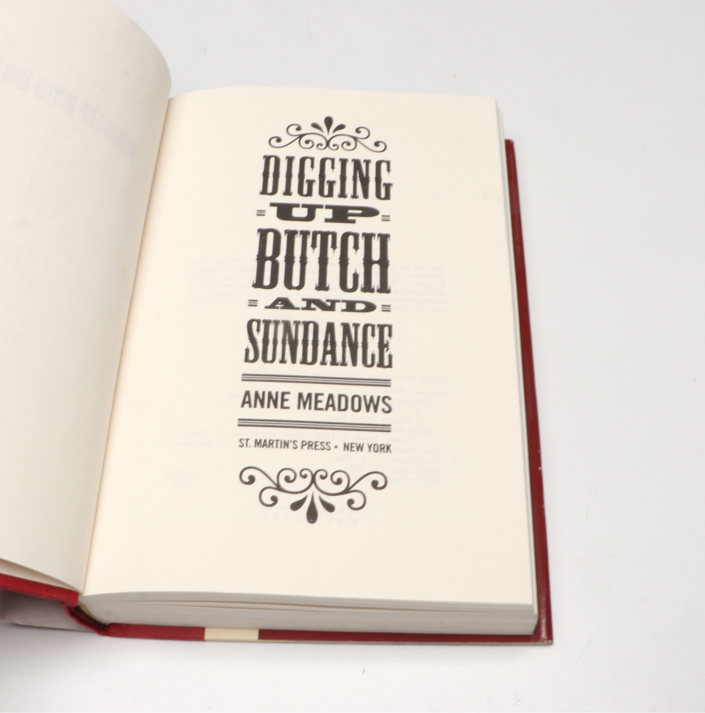 First Edition "Digging Up Butch and Sundance" by Anne Meadows and Other Books