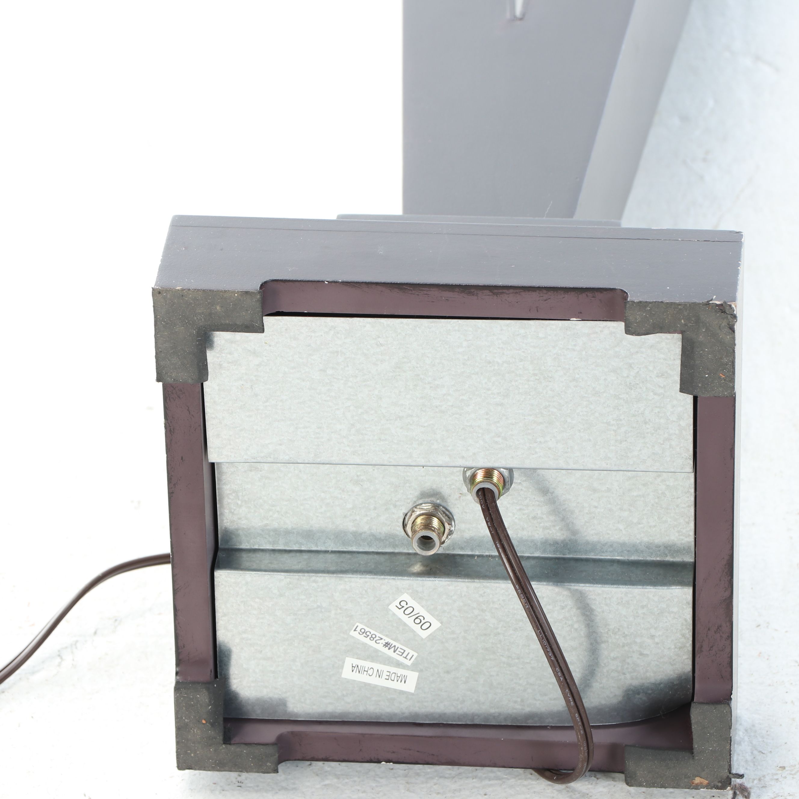 Contemporary Geometric Floor Lamp with Pyramid Uttermost Shade