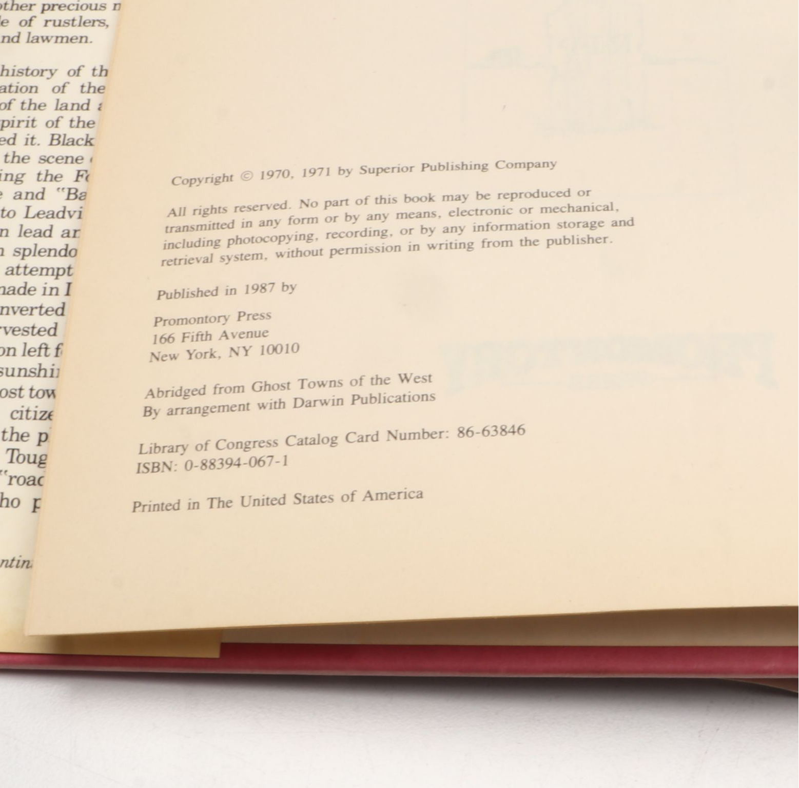 First Edition "Digging Up Butch and Sundance" by Anne Meadows and Other Books