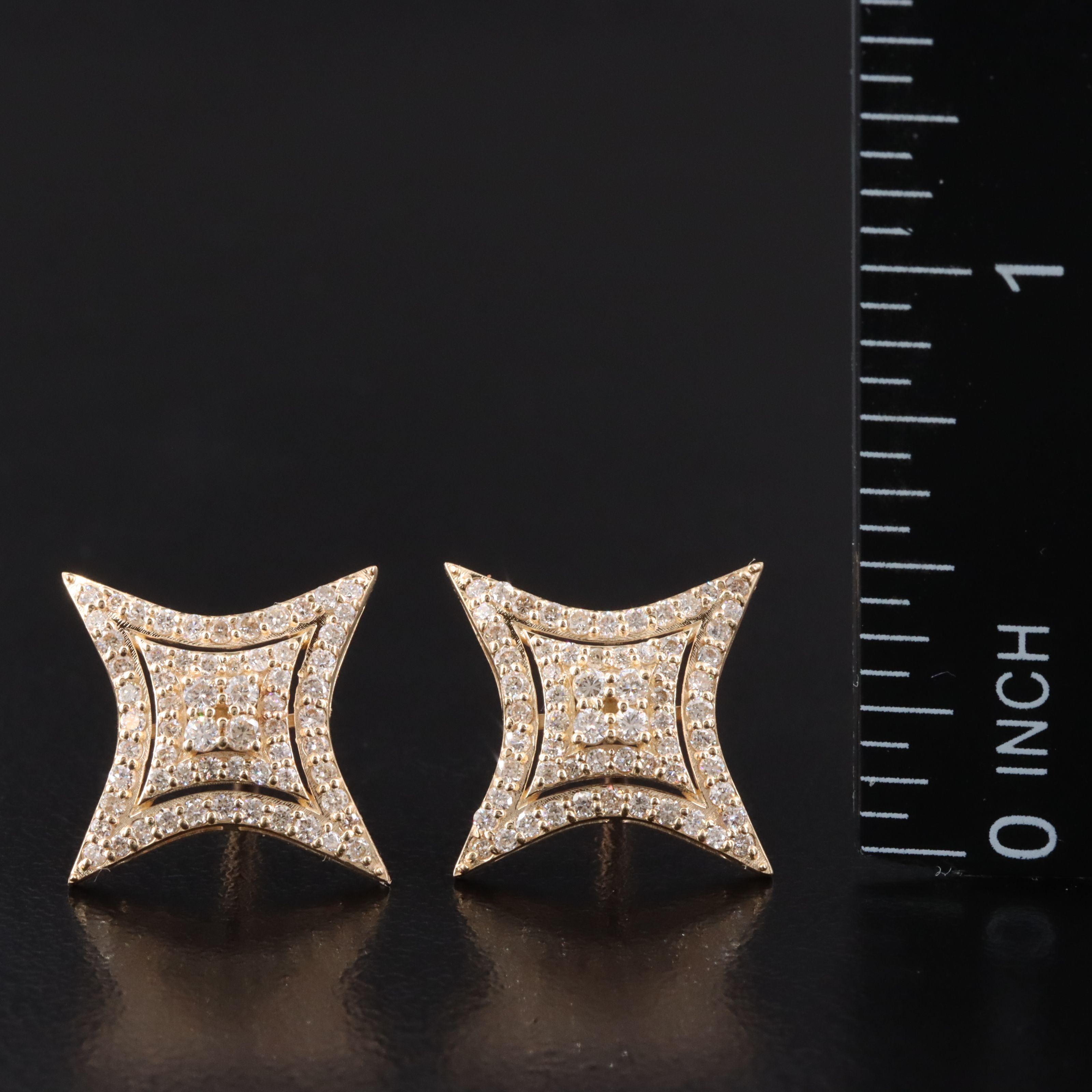 14K 1.03 CTW Diamond Earrings