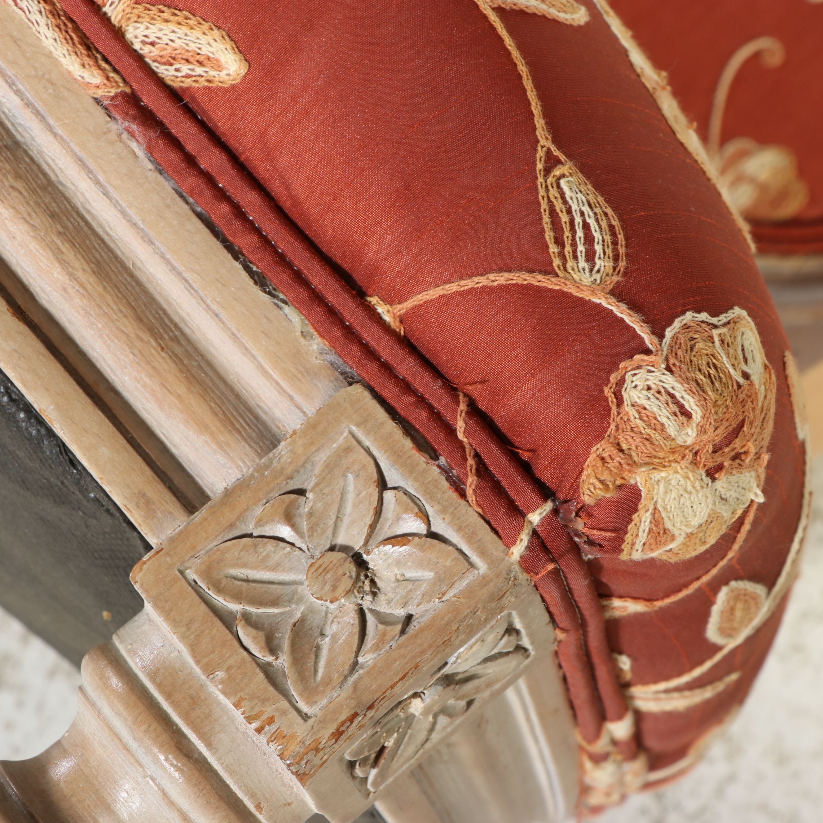 Set of Four Louis XV Style Side Chairs, Late 20th to Early 21st Century