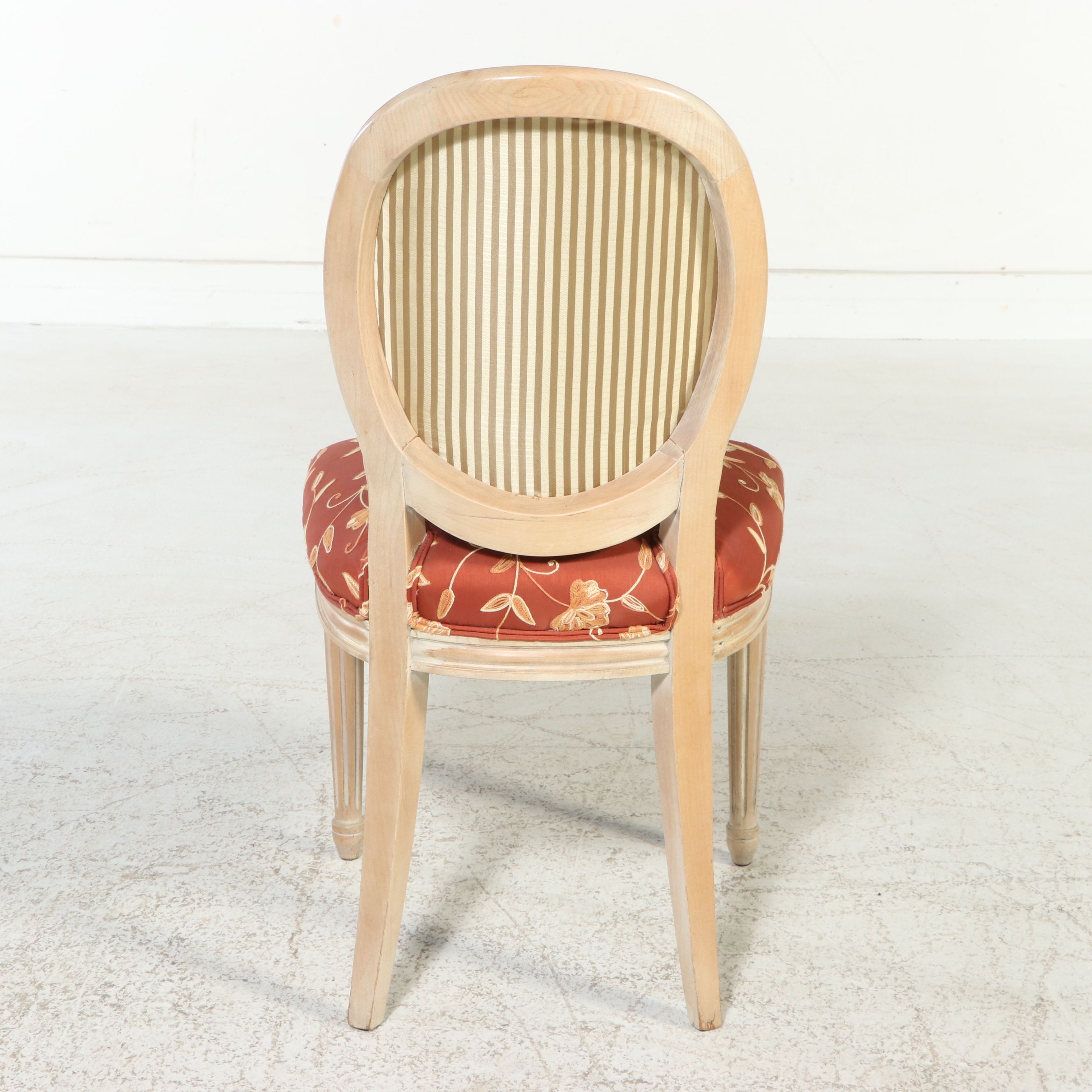 Set of Four Louis XV Style Side Chairs, Late 20th to Early 21st Century