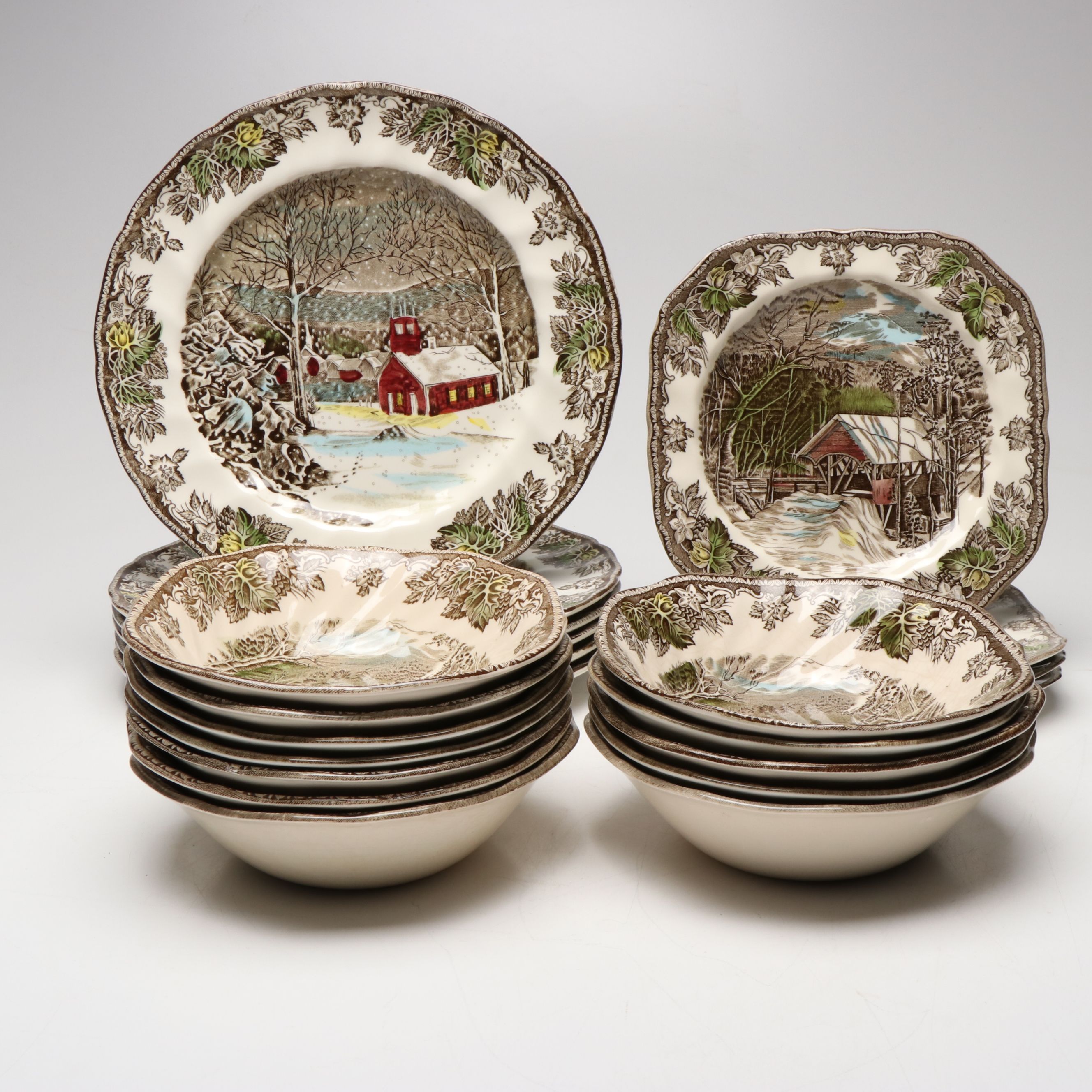 Johnson Bros. "The Friendly Village" Earthenware Dinnerware