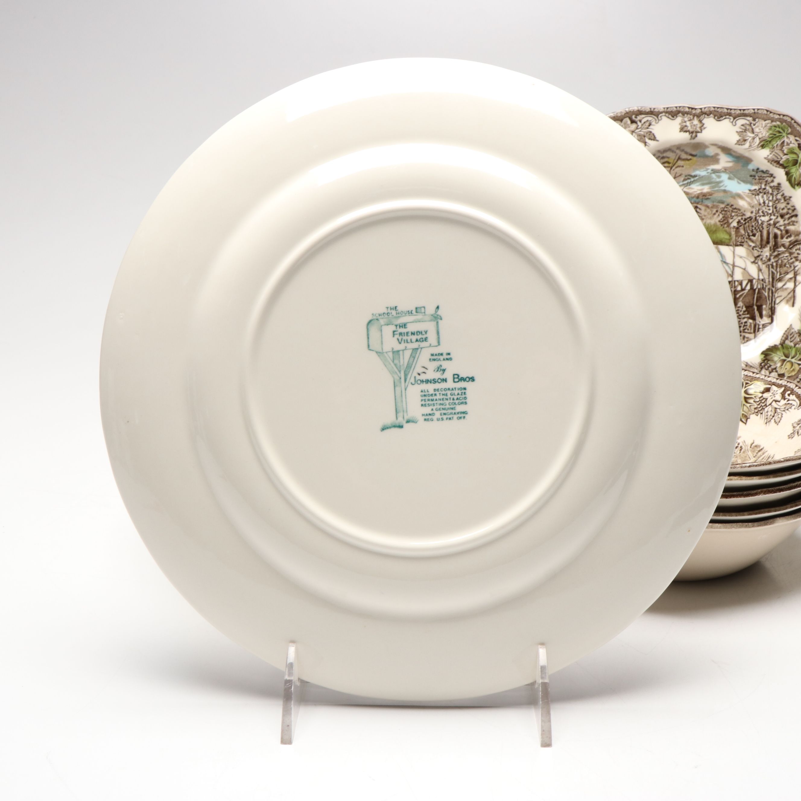 Johnson Bros. "The Friendly Village" Earthenware Dinnerware