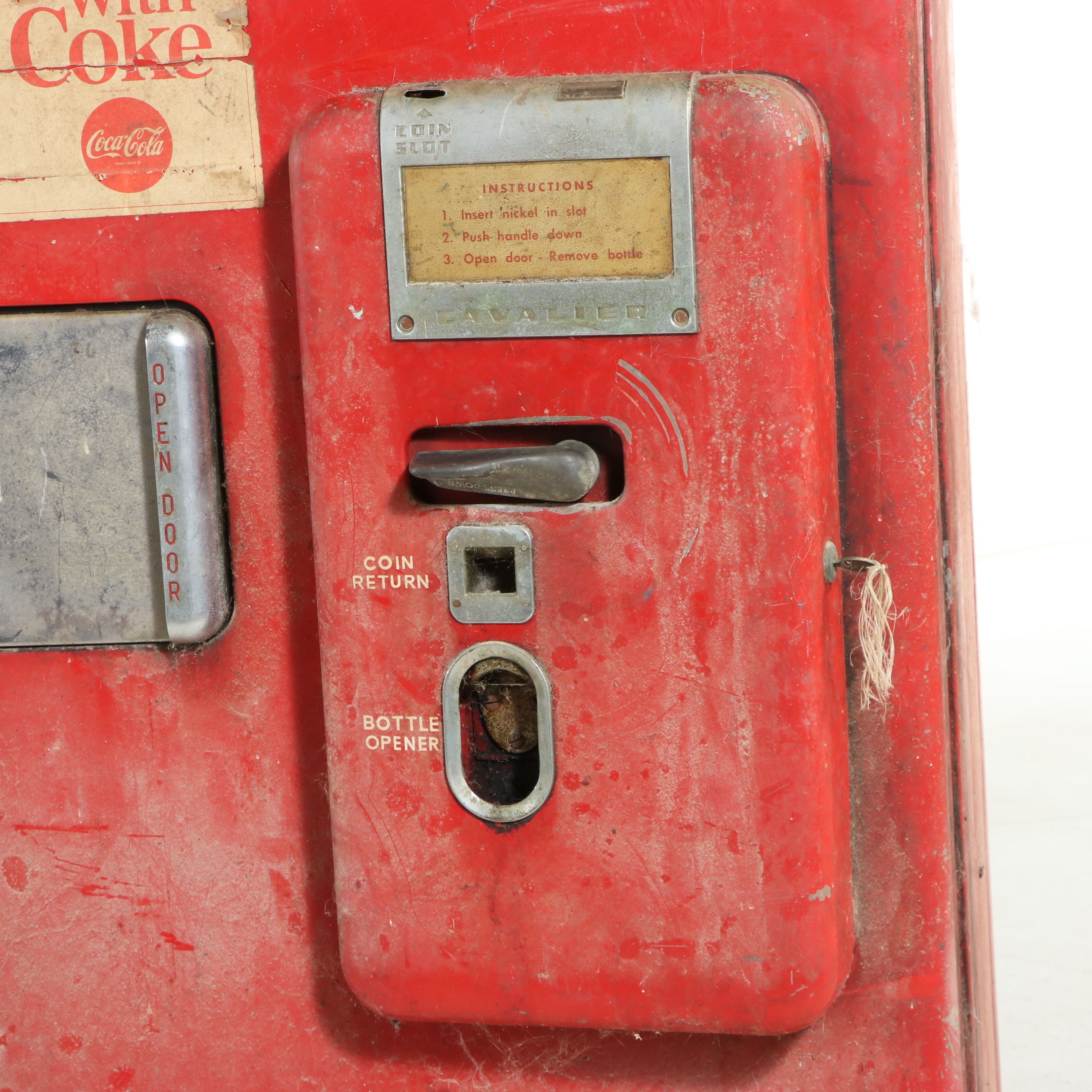 Cavalier Coca-Cola Bottle Vending Machine, Mid-20th Century