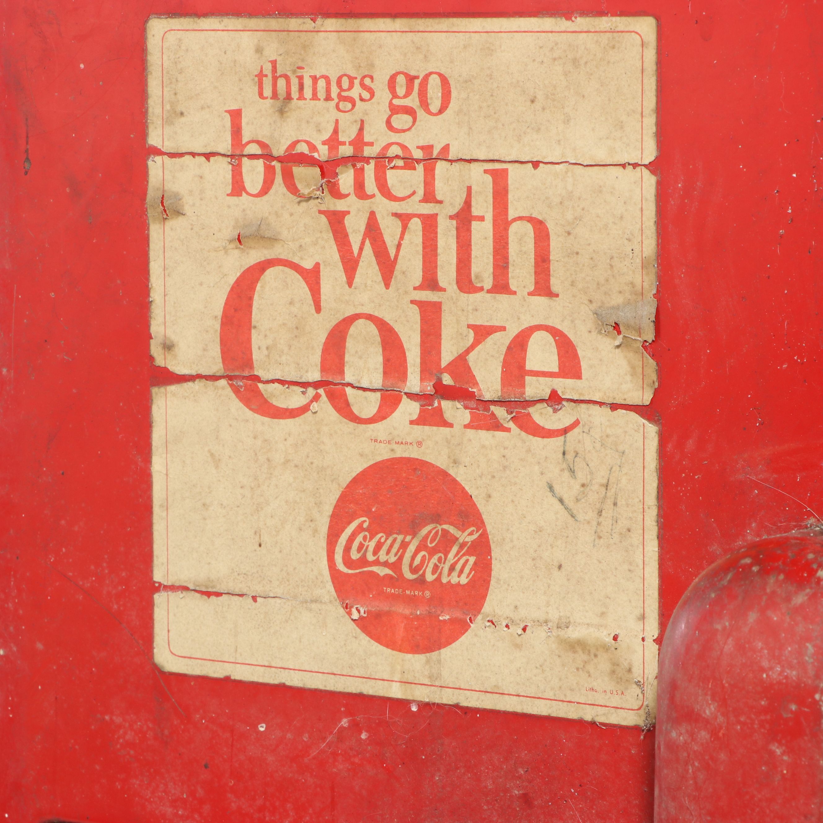 Cavalier Coca-Cola Bottle Vending Machine, Mid-20th Century