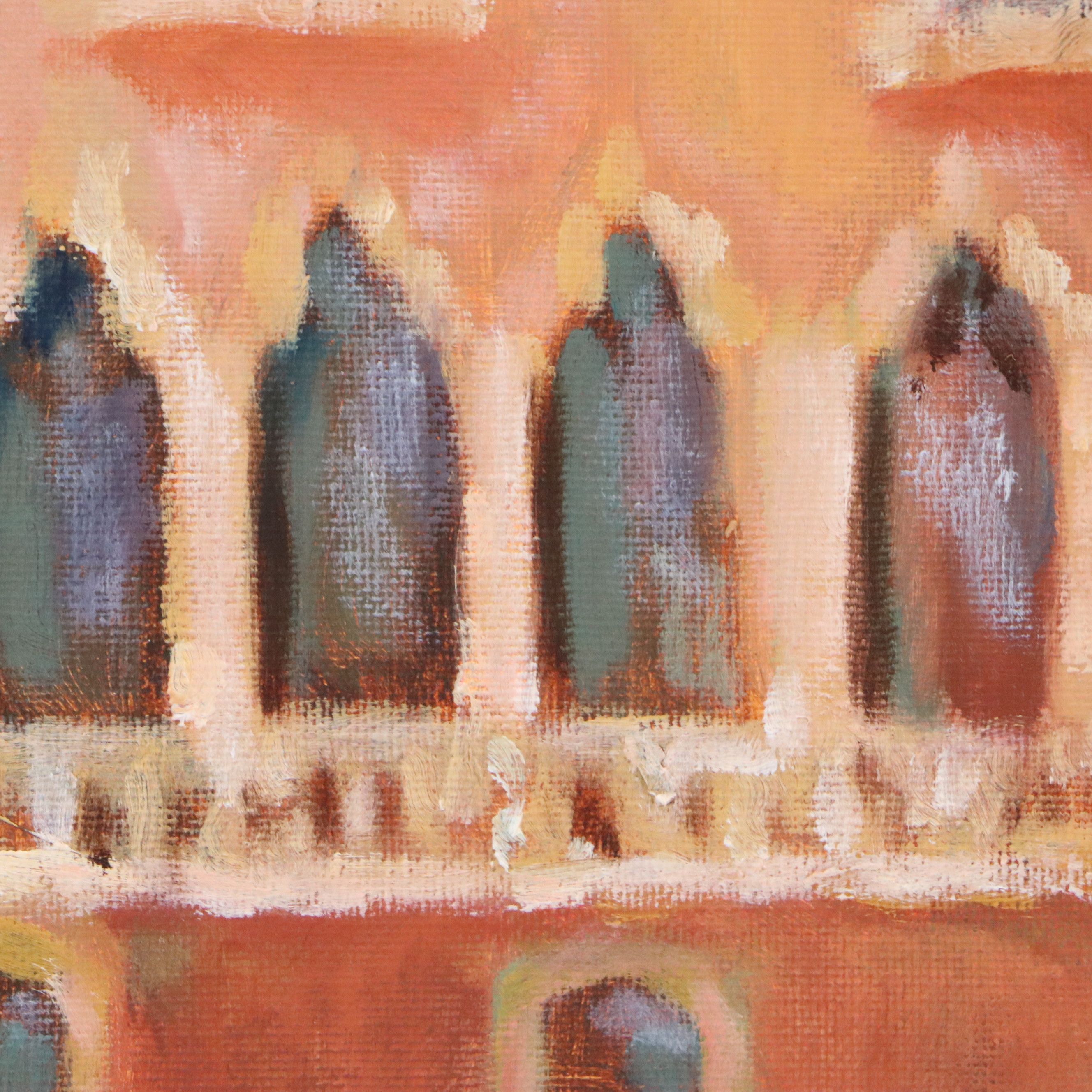 Venetian Canal Oil Painting, 21st Century