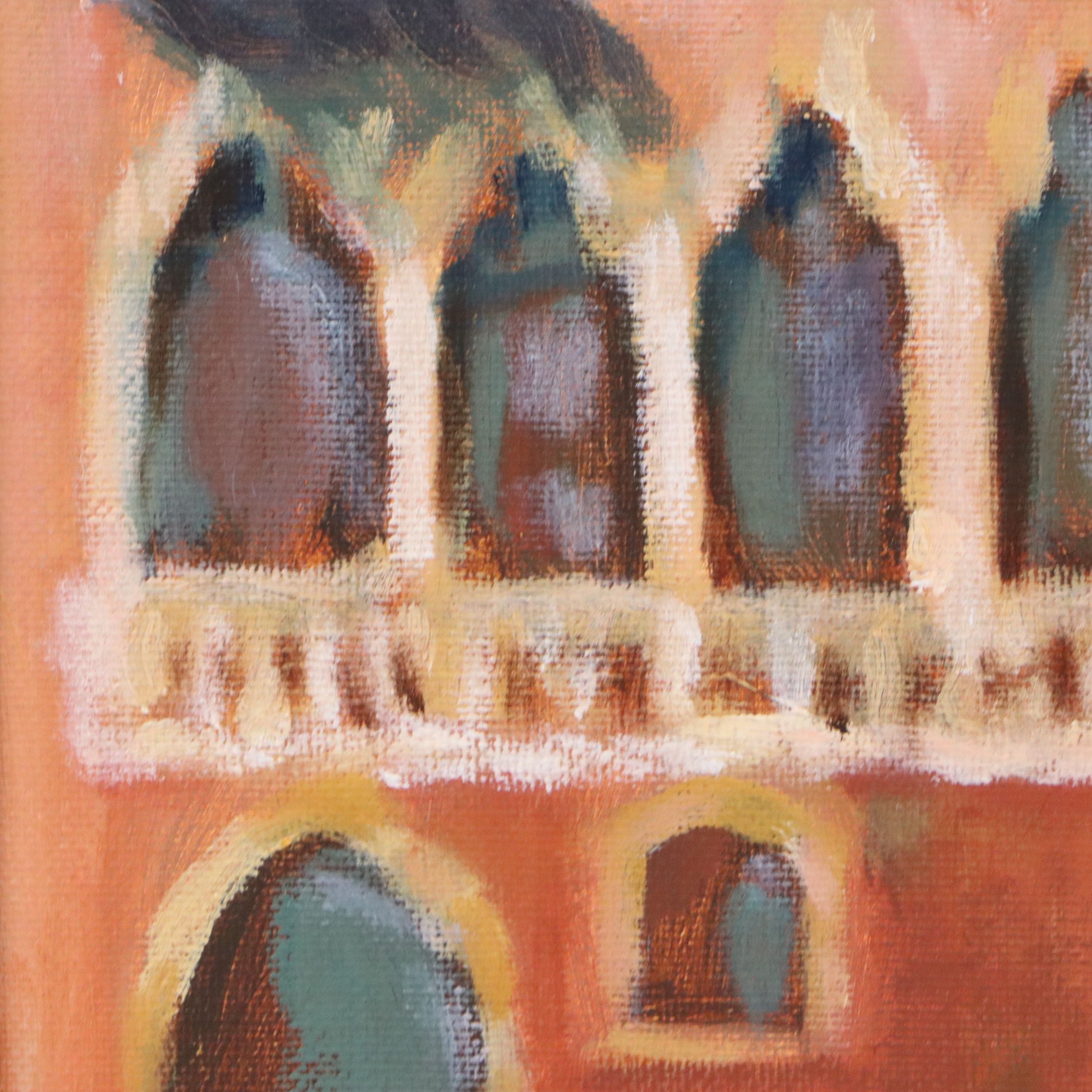 Venetian Canal Oil Painting, 21st Century