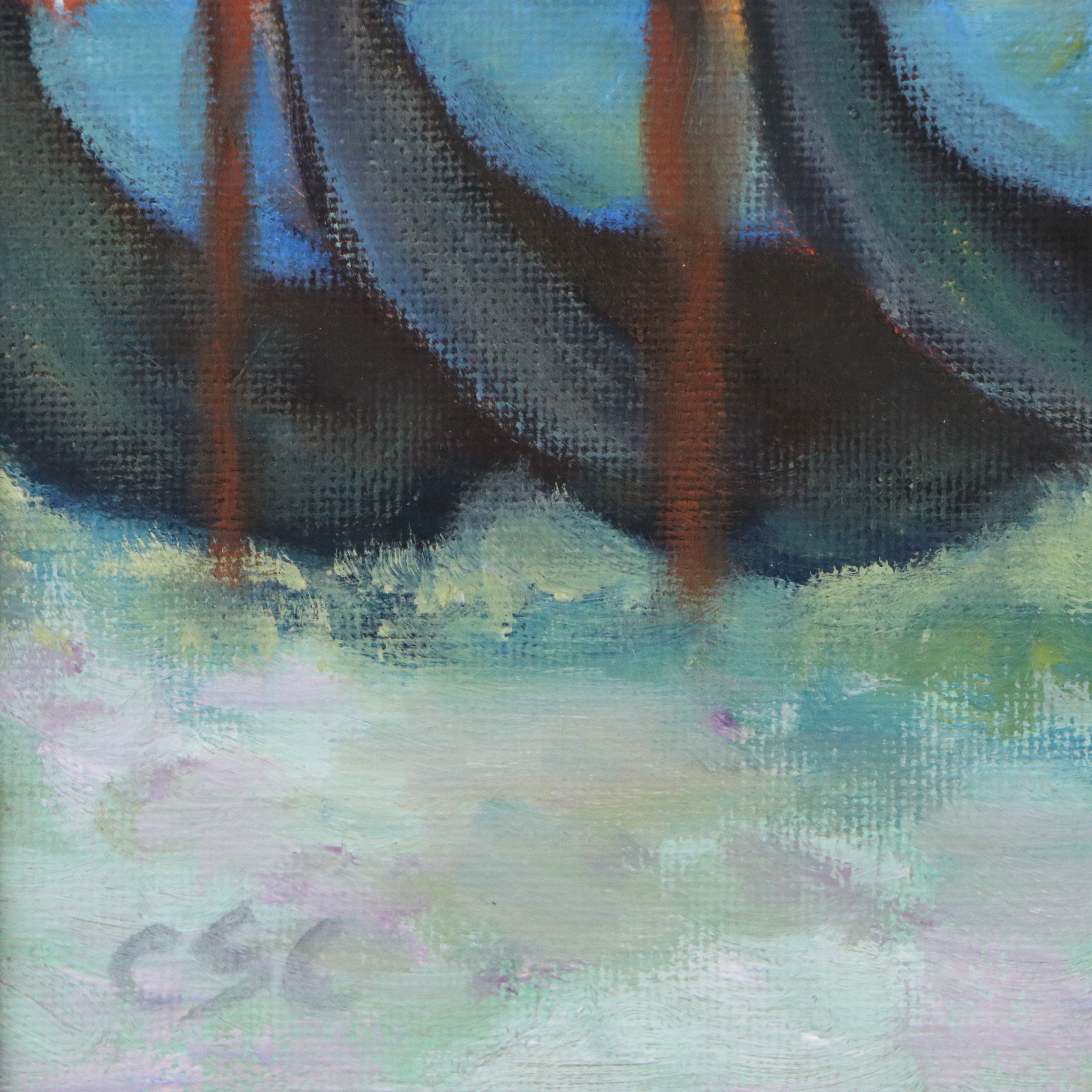 Venetian Canal Oil Painting, 21st Century