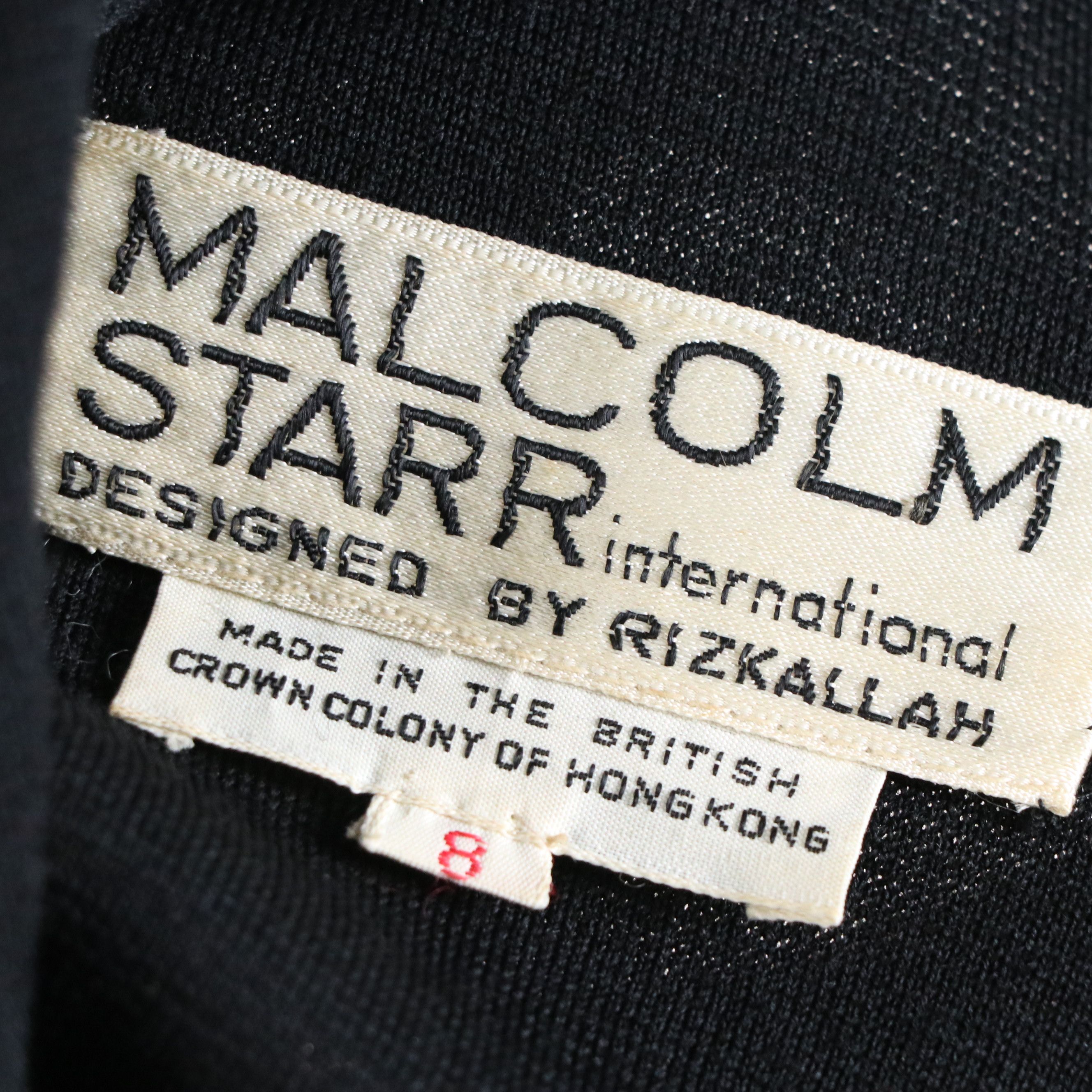 Vintage Dresswear Ensemble Featuring Rare Malcolm Starr Two-Piece Dress