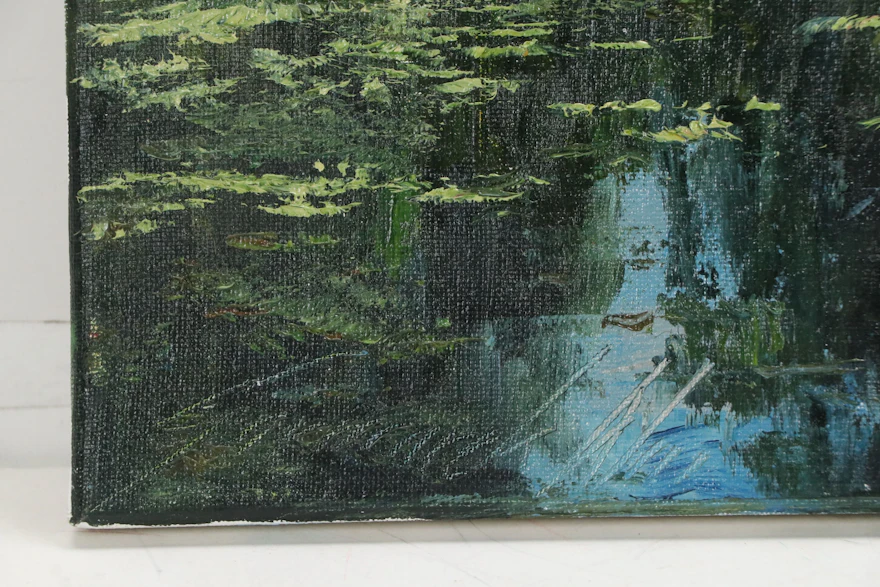 Gamcarek Aleksander Landscape Oil Painting "Staw," 2022 | EBTH