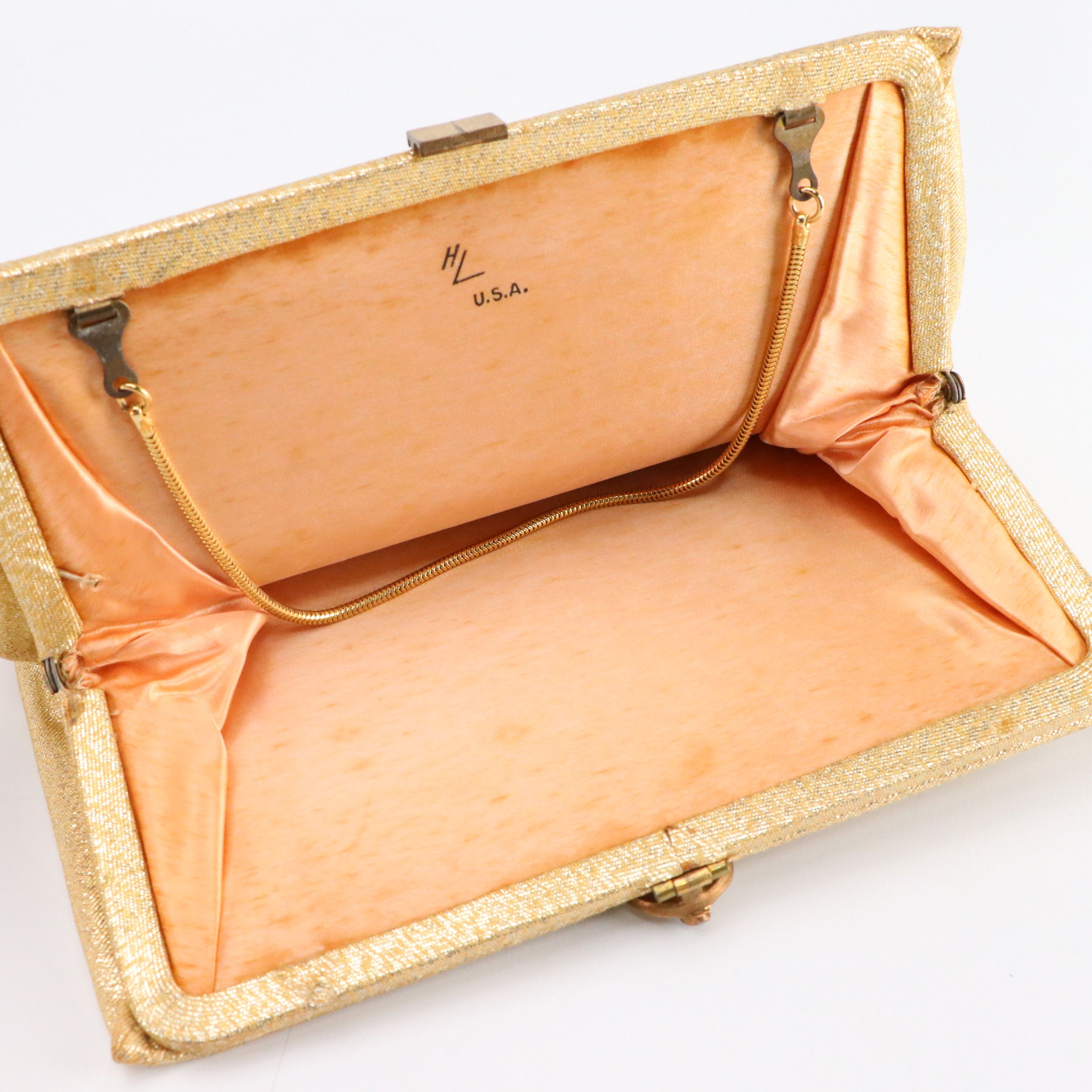 Curated 1960s Ensemble Featuring Malcolm Starr Metallic Evening Dress and More