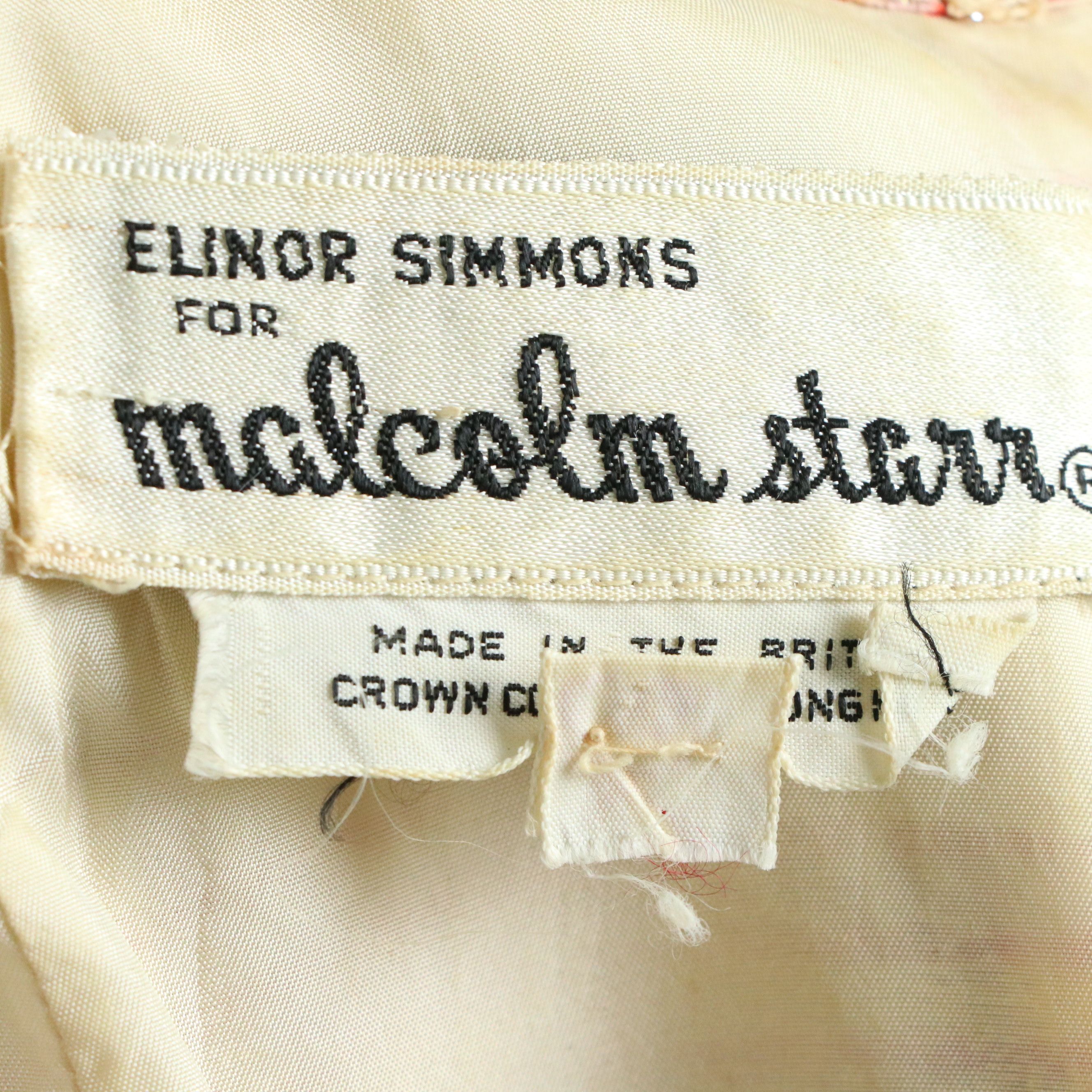 Curated 1960s Ensemble Featuring Malcolm Starr Metallic Evening Dress and More