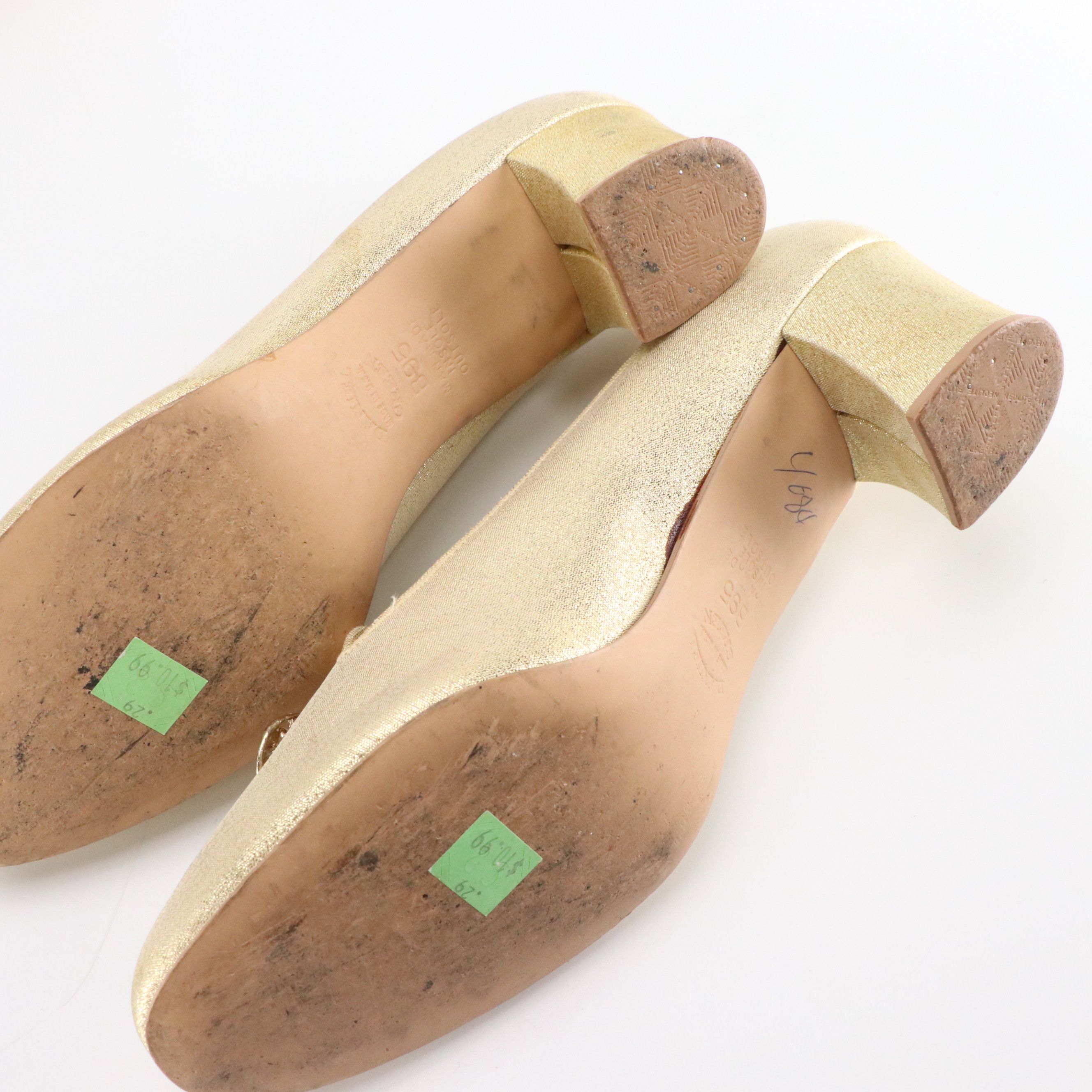 Curated 1960s Ensemble Featuring Malcolm Starr Metallic Evening Dress and More