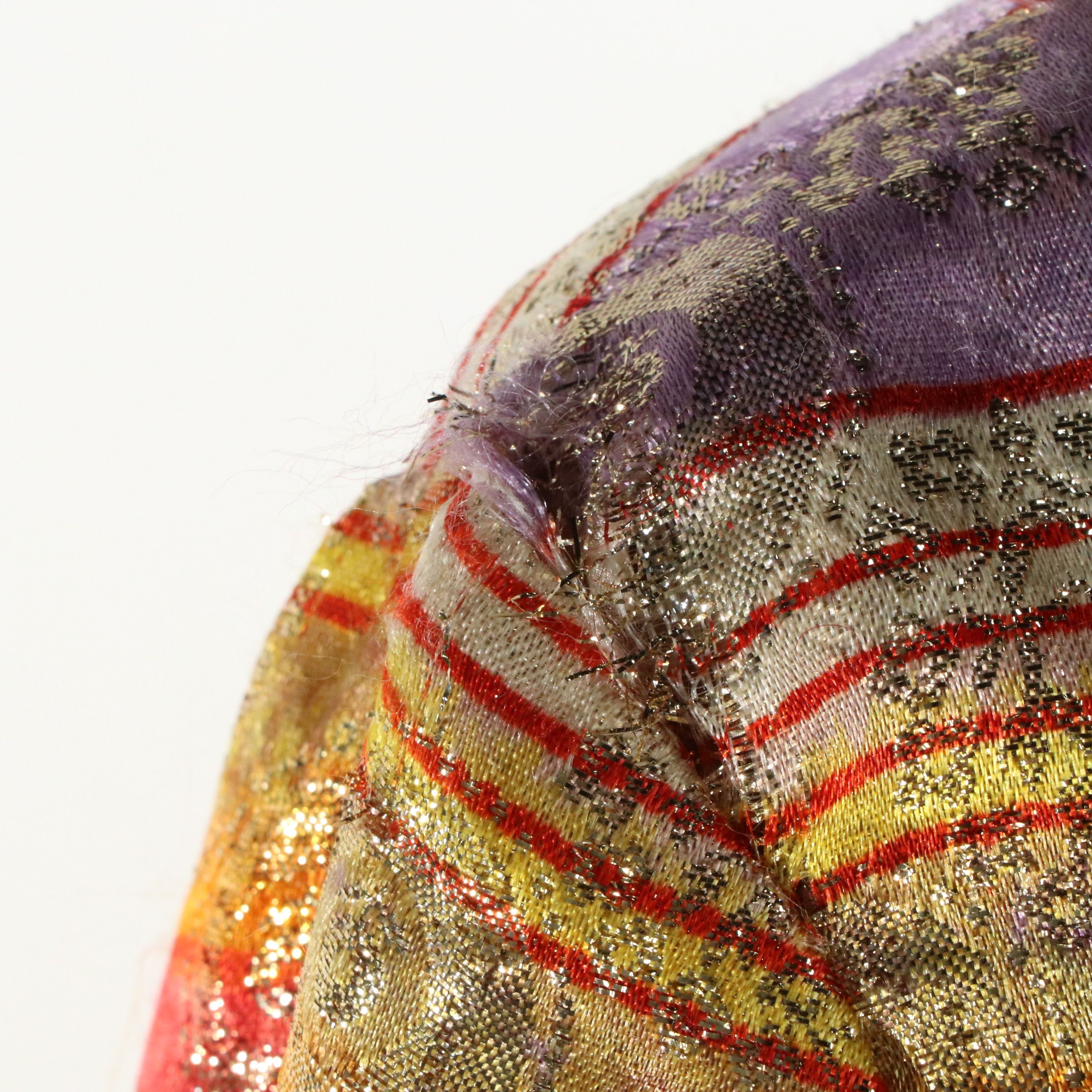 Curated 1960s Ensemble Featuring Malcolm Starr Metallic Evening Dress and More