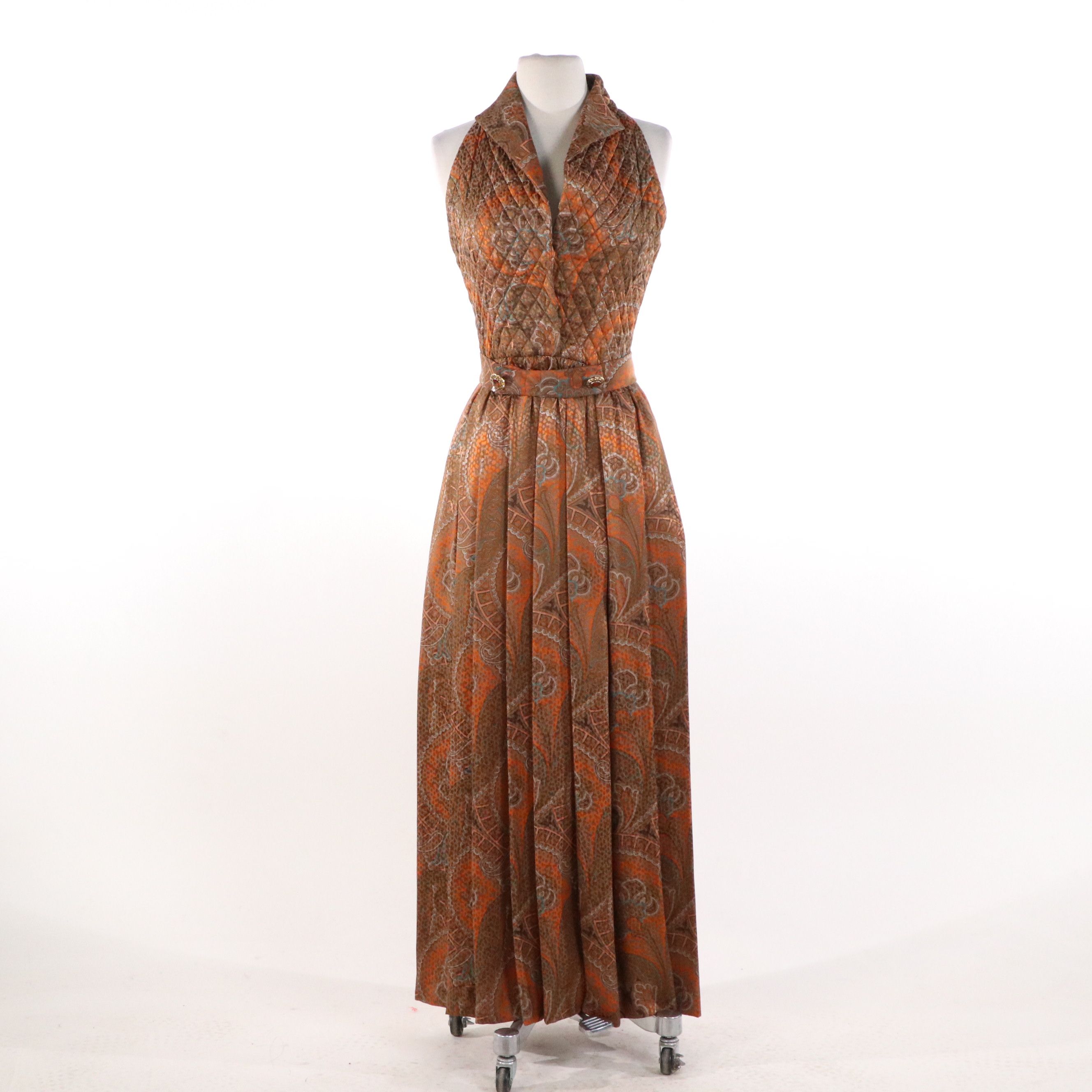 Curated Vintage Evening Ensemble Featuring Three-Piece Carolyn Roehm Gown