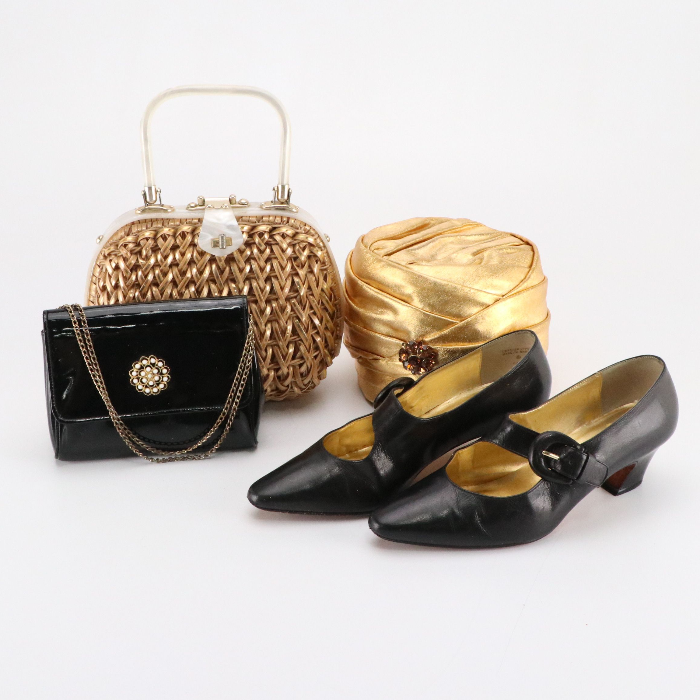 Curated Vintage Evening Ensemble Featuring Three-Piece Carolyn Roehm Gown