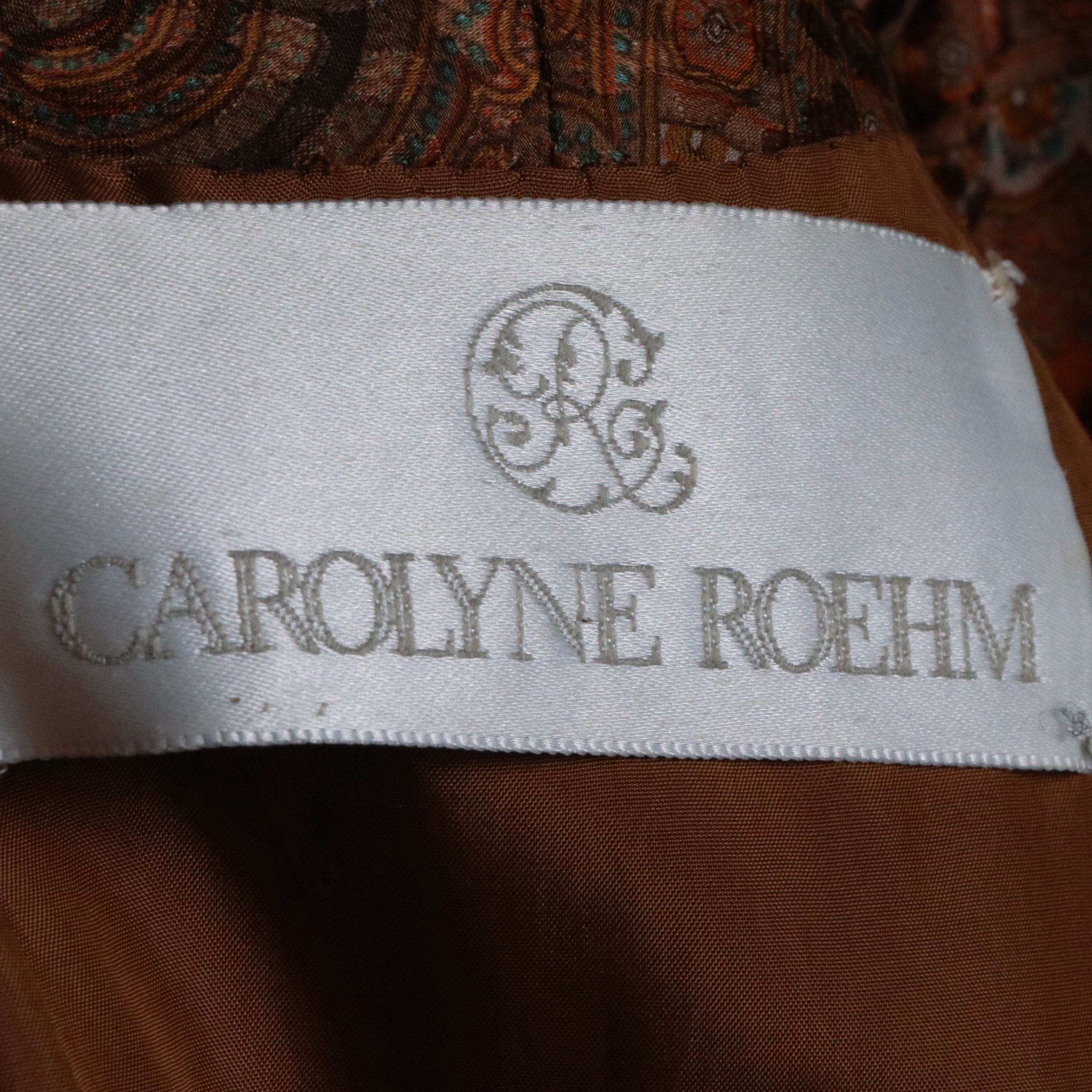 Curated Vintage Evening Ensemble Featuring Three-Piece Carolyn Roehm Gown