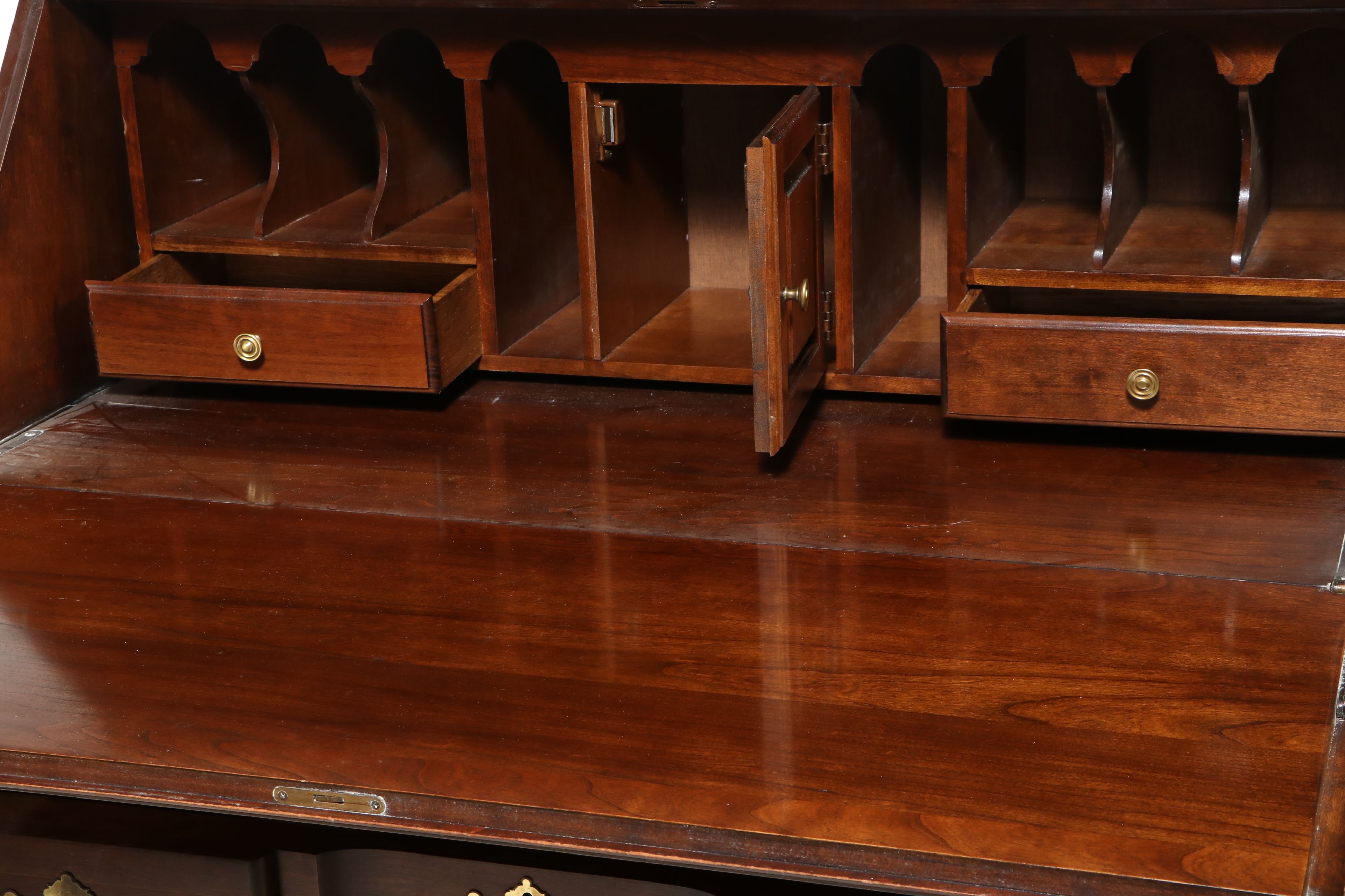 Chippendale Style Secretary Desk, Late 20th to Early 21st Century