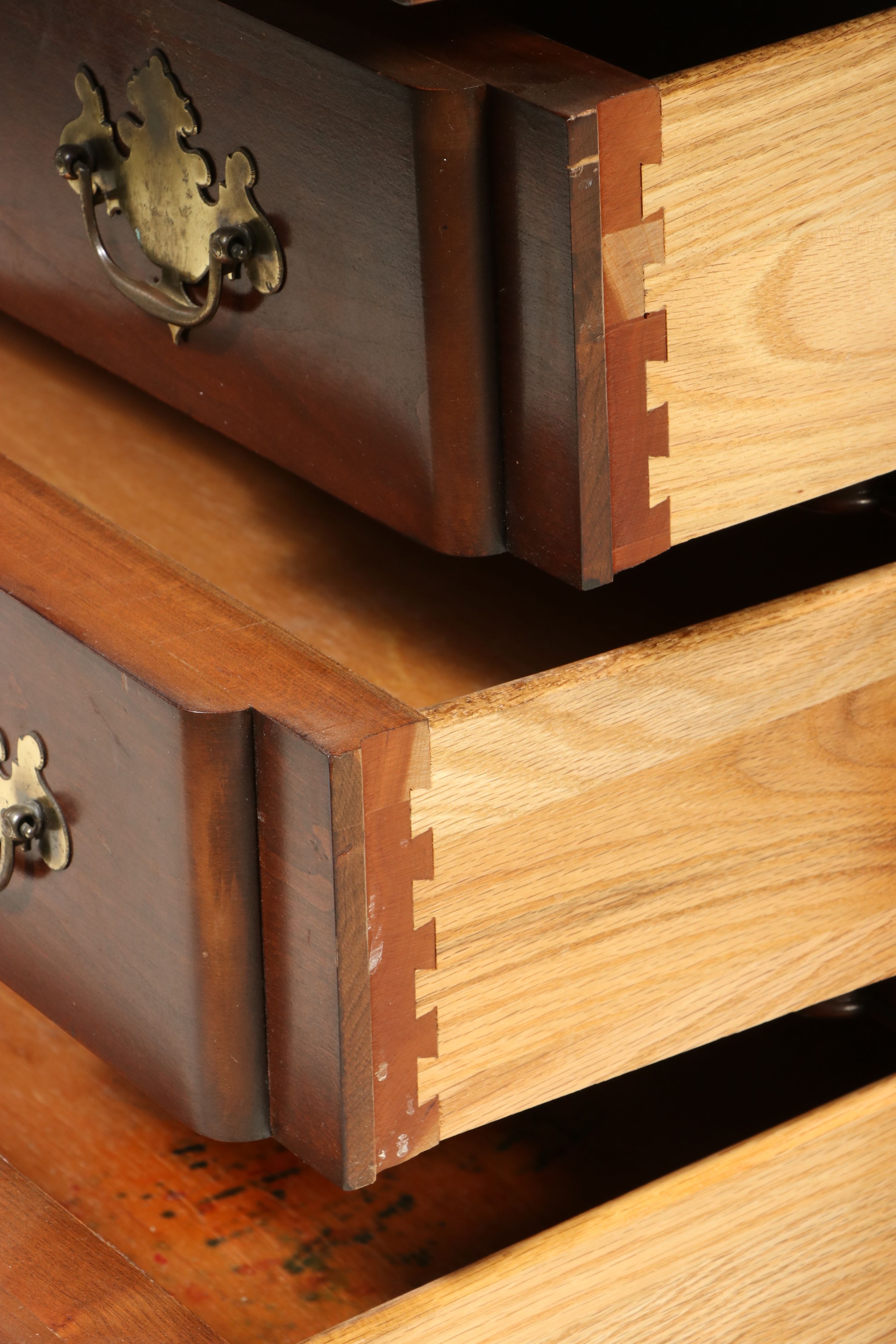 Chippendale Style Secretary Desk, Late 20th to Early 21st Century