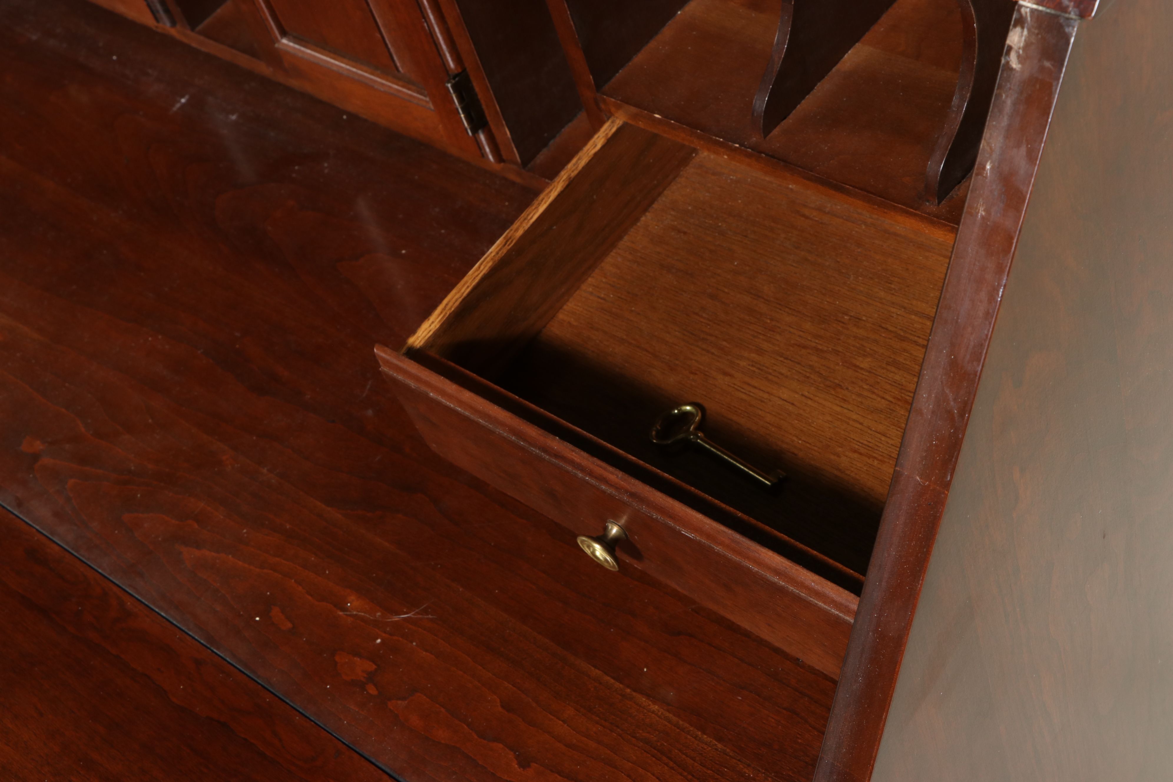 Chippendale Style Secretary Desk, Late 20th to Early 21st Century