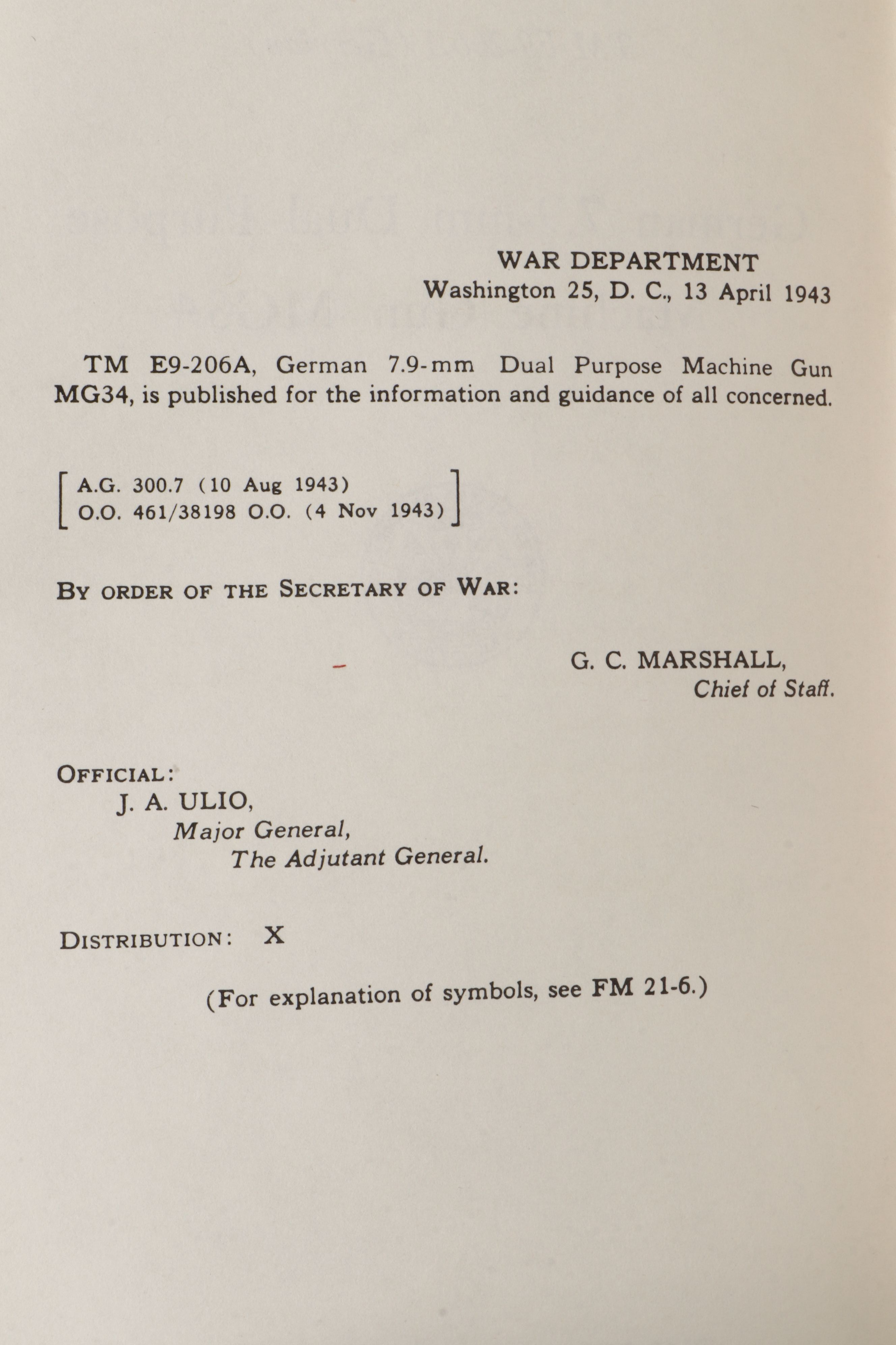 World War II U.S., Finnish and German Training Manuals and More, 1921-1944