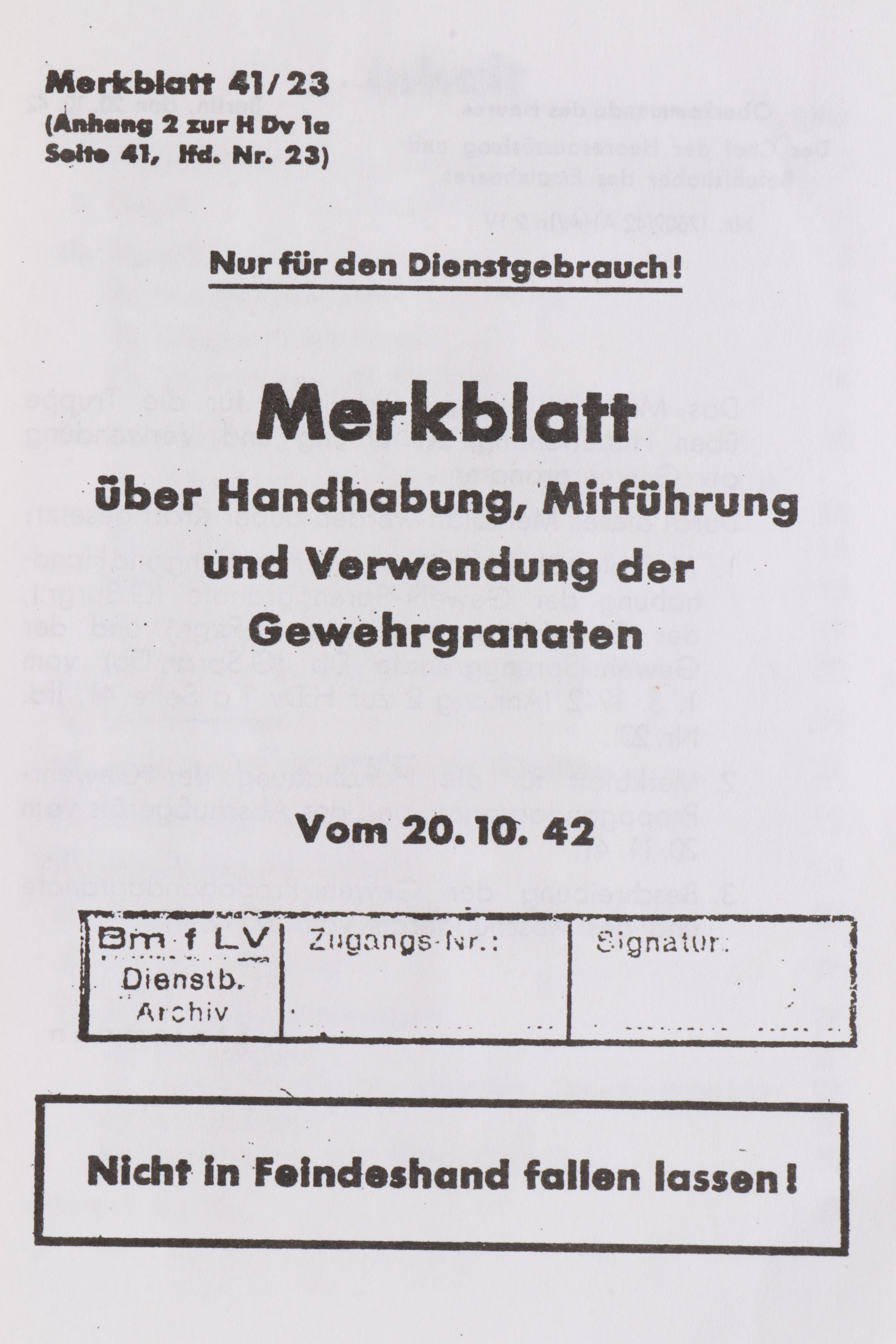 World War II U.S., Finnish and German Training Manuals and More, 1921-1944